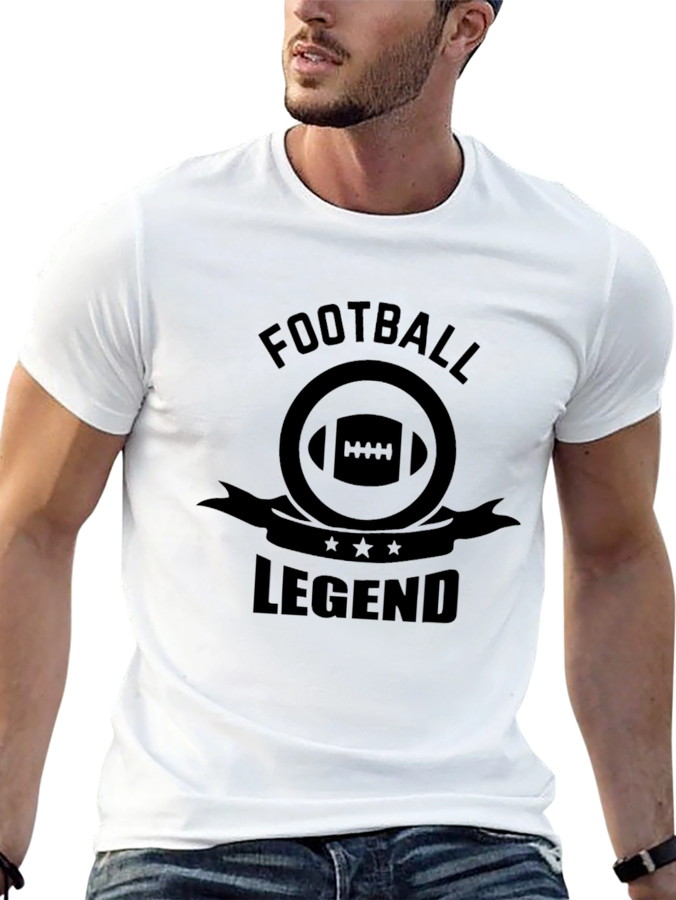 Football Legend Graphic T-Shirt