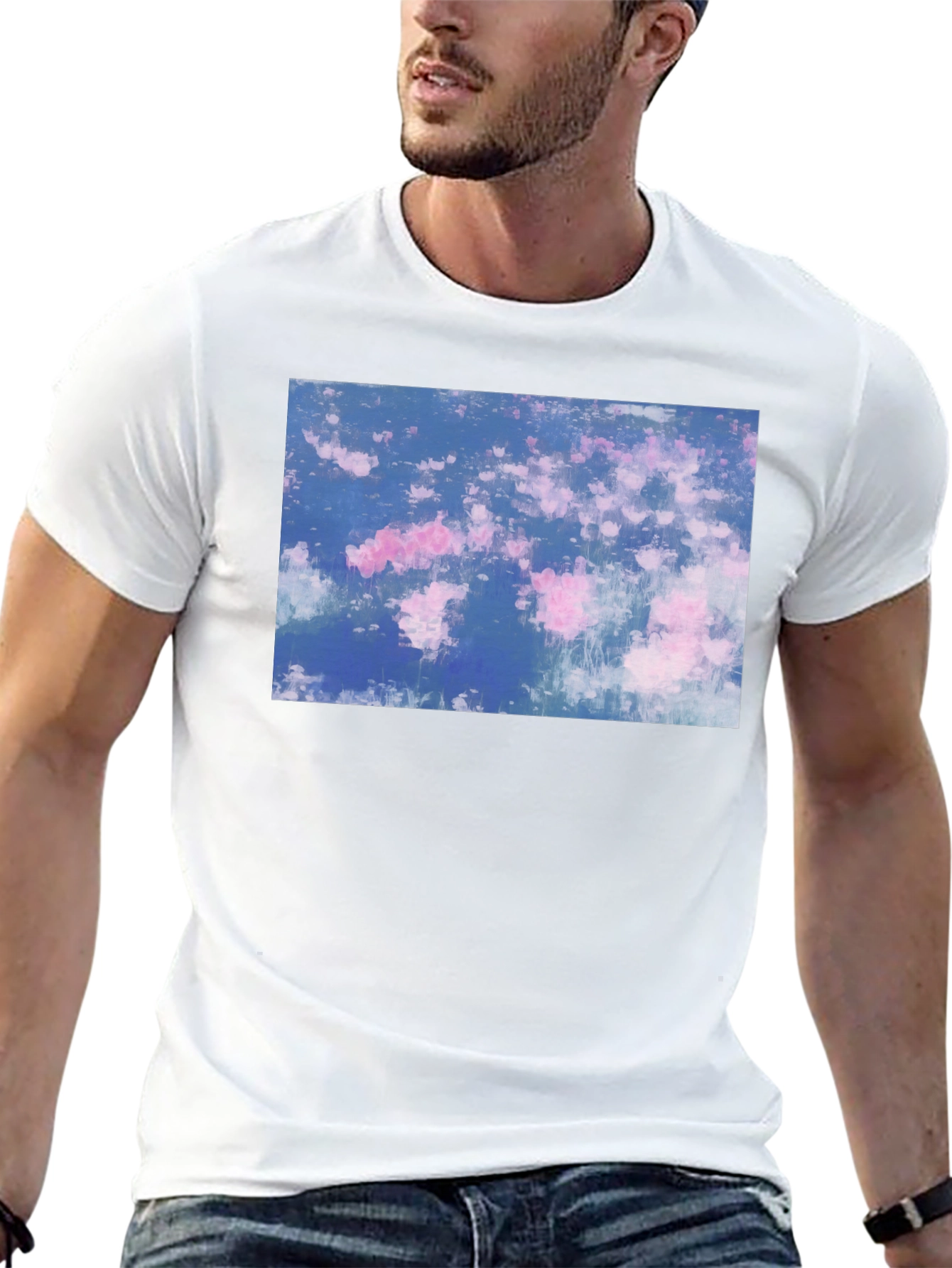 Floral Dream Black T-Shirt