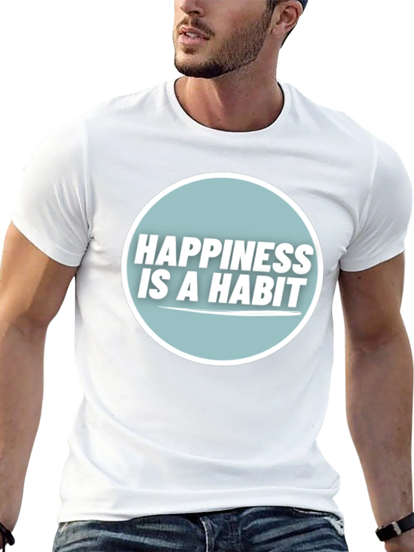 Happiness is a Habit Graphic Tee