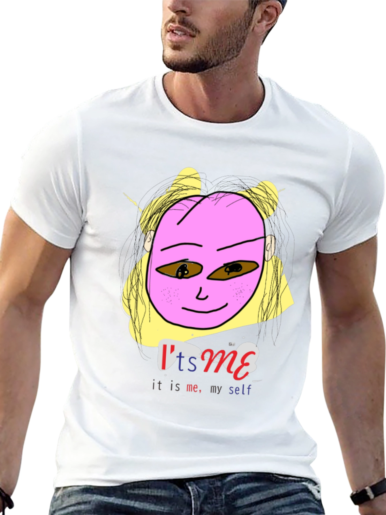 Unique Cartoon Graphic Print Mens T-Shirt