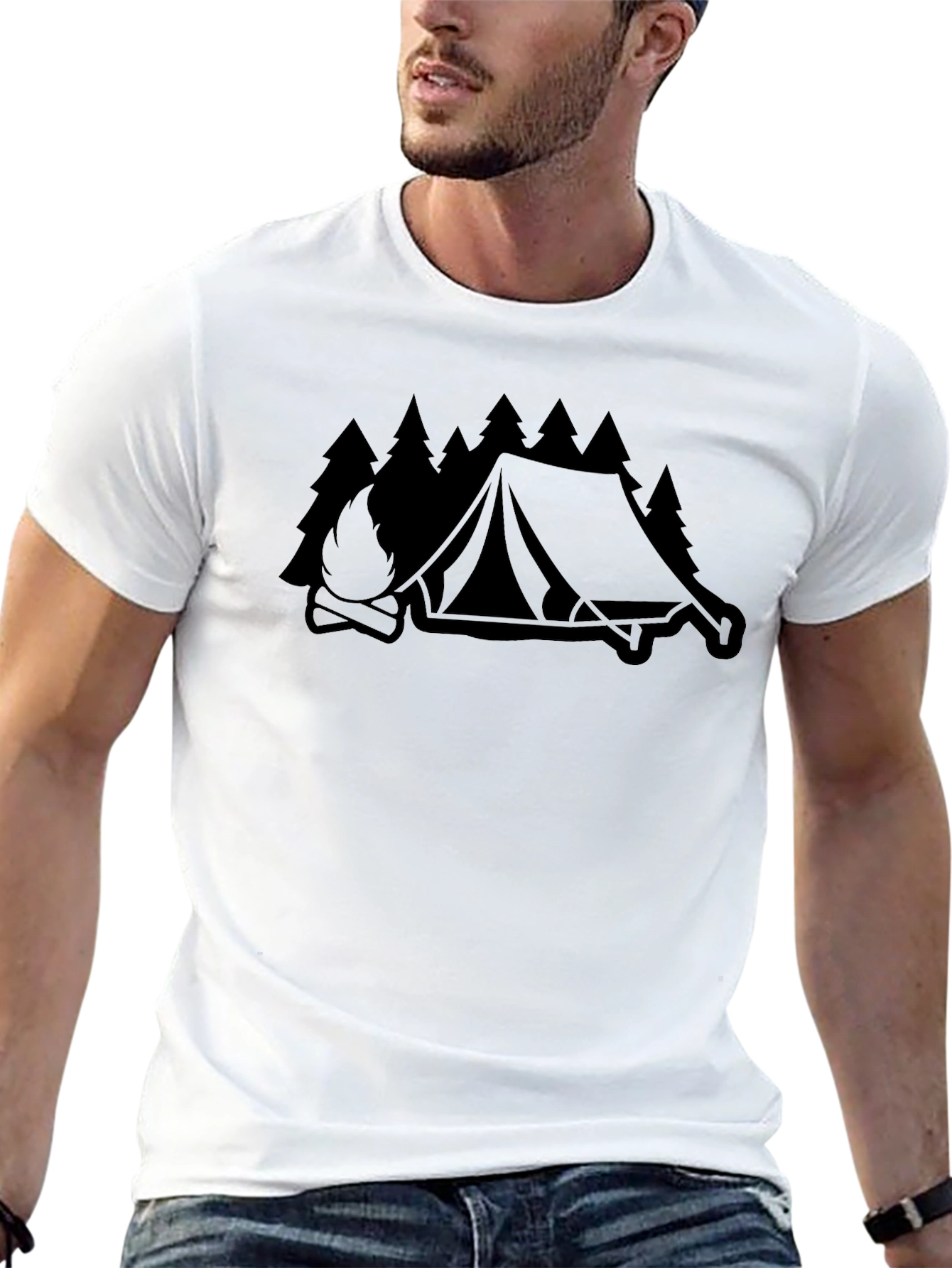 Camping Graphic Tee - Adventure Ready Shirt