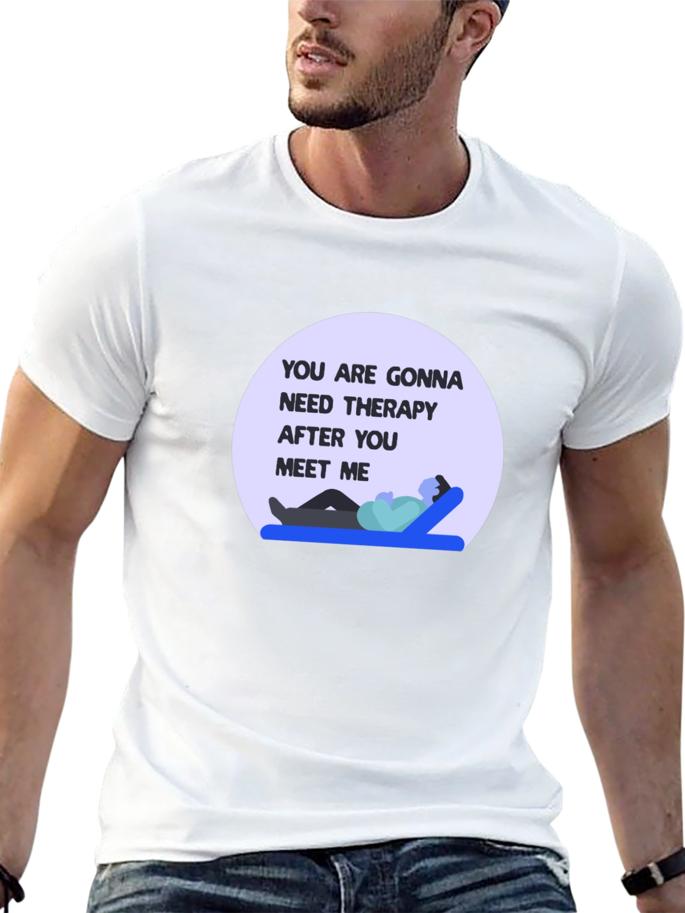 Therapy Humor Graphic Tee