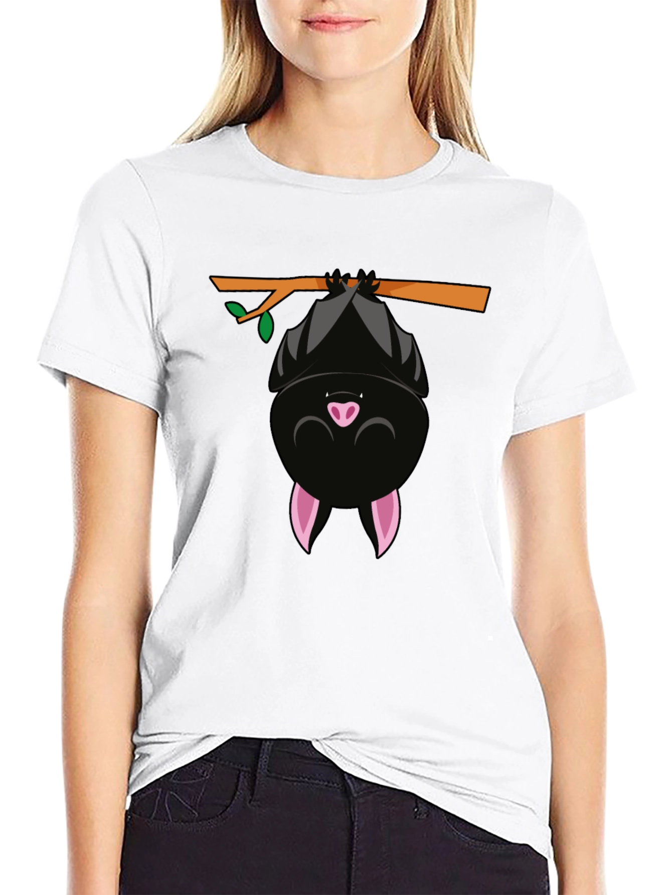 Cartoon Bat Graphic Tee