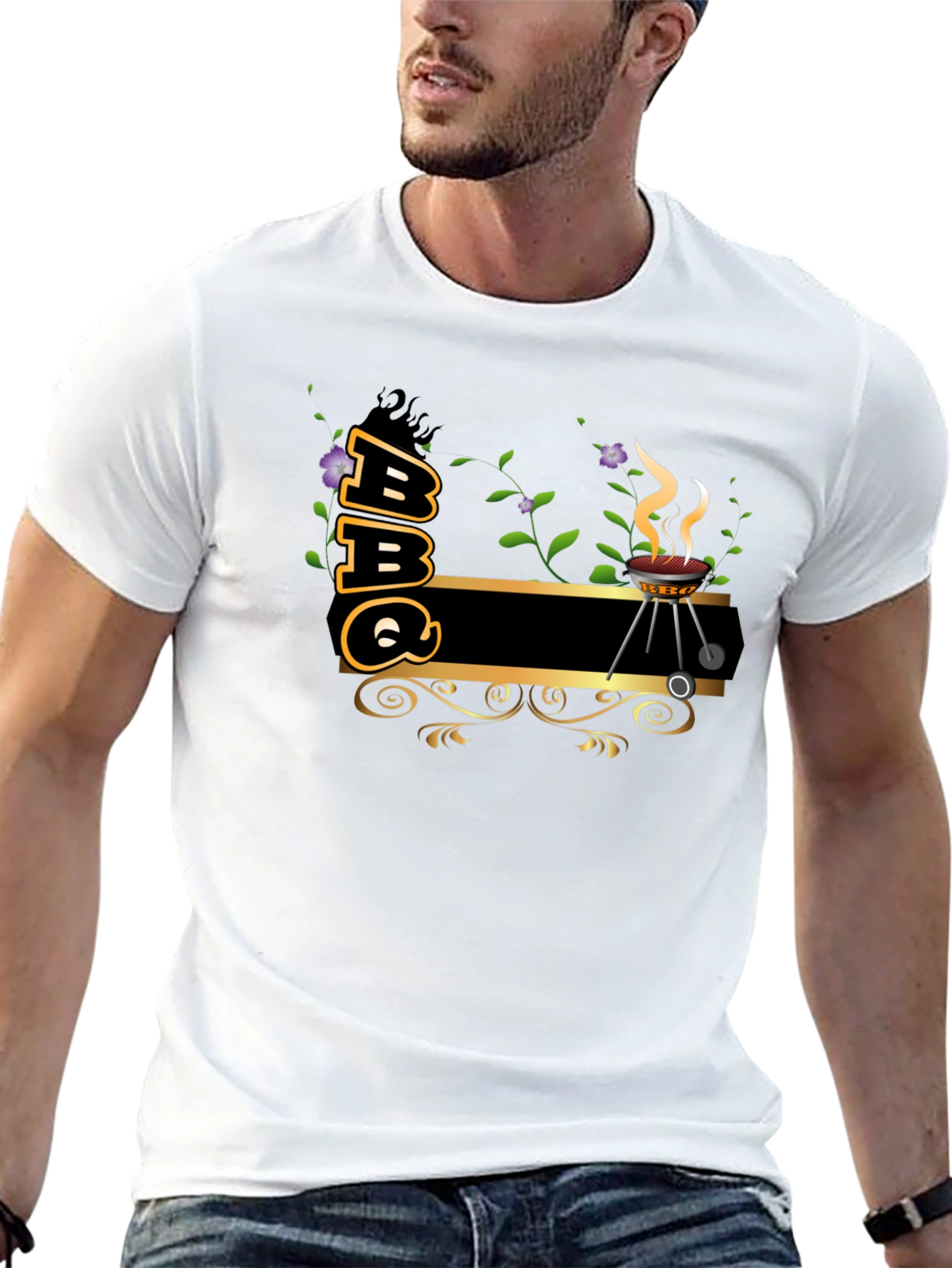 BBQ Grill T-Shirt - Stylish Summer Cookout Tee