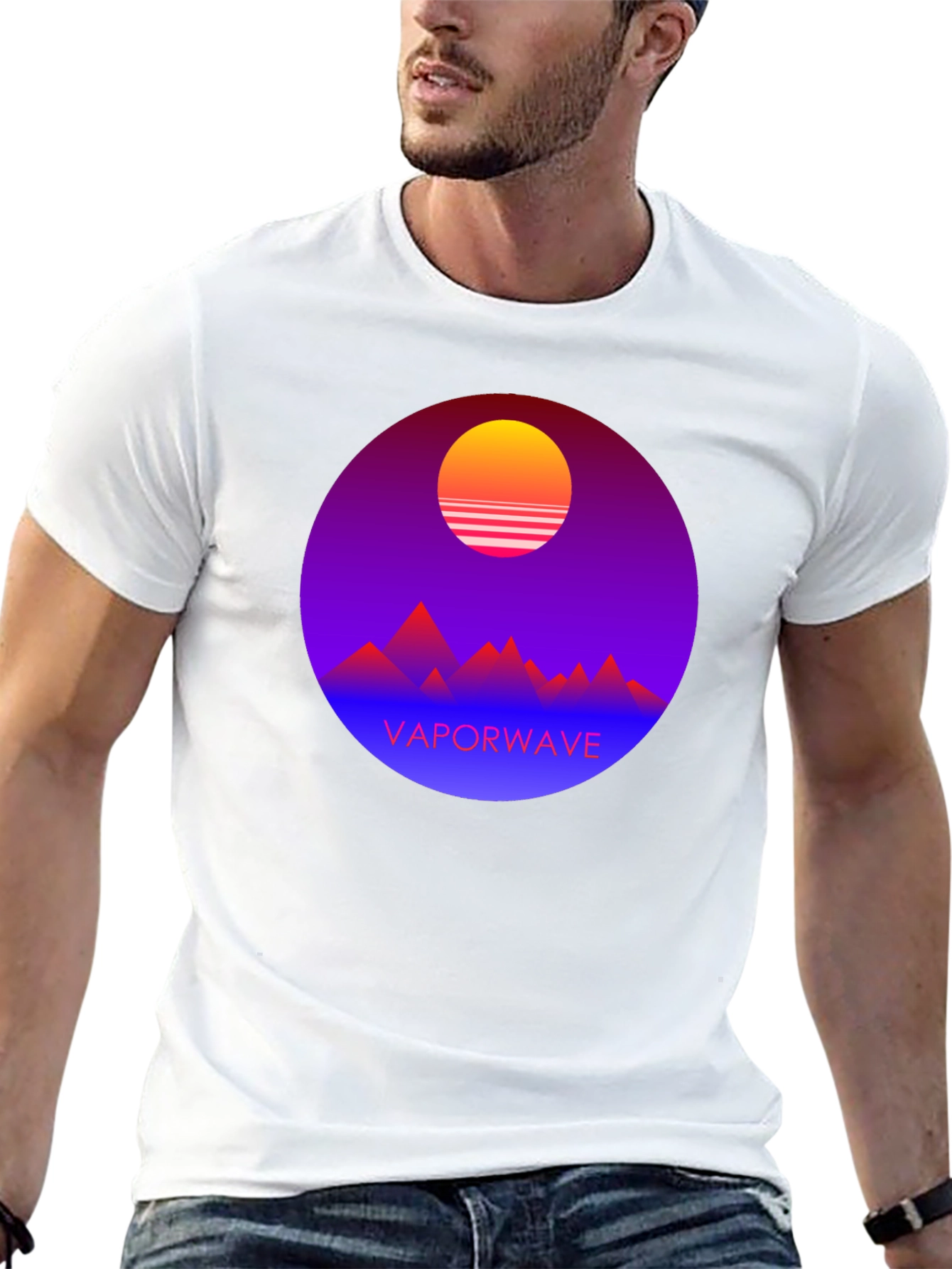 Vaporwave Graphic T-Shirt - Retro Style