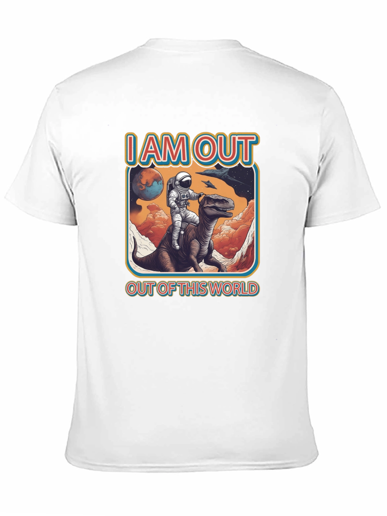 Astronaut Dinosaur T-Shirt: Out of This World!