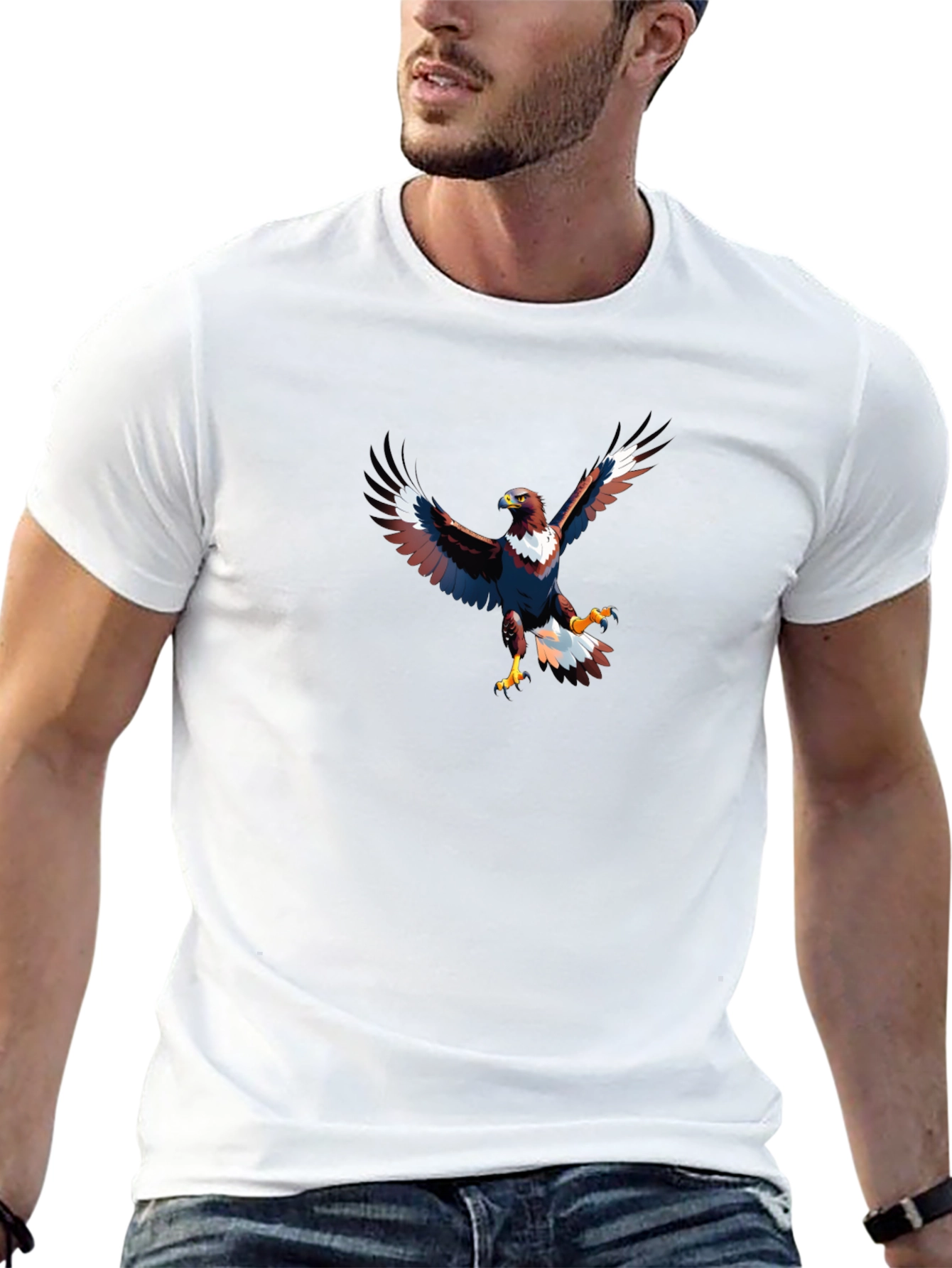 Eagle Graphic Black T-Shirt