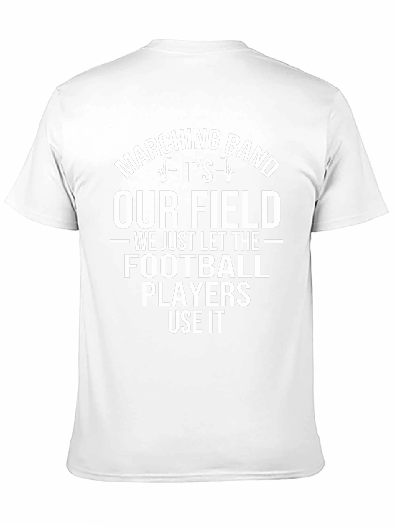 Marching Band Football T-Shirt - Our Field