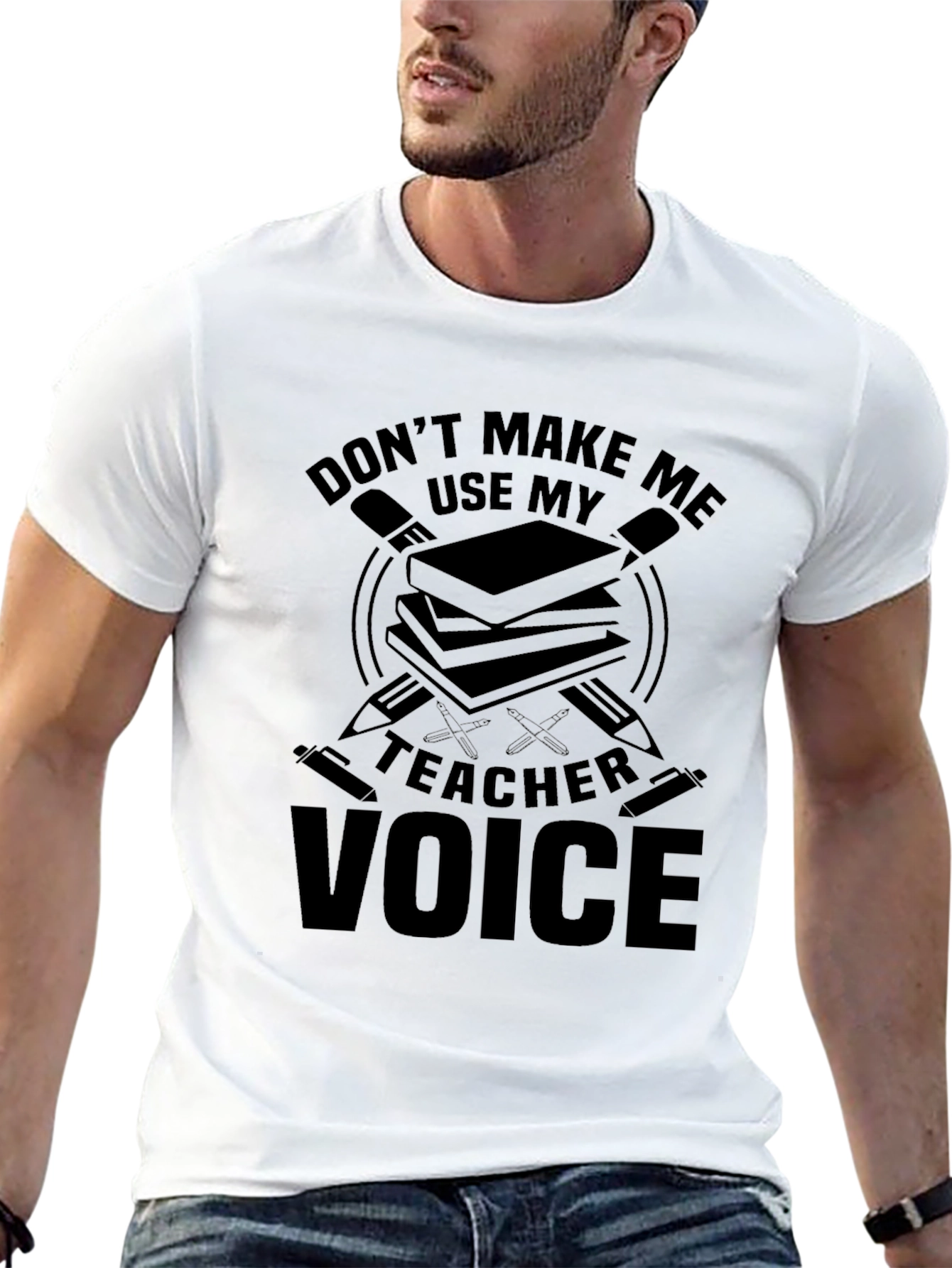Teacher Voice T-Shirt - Funny Educator Tee