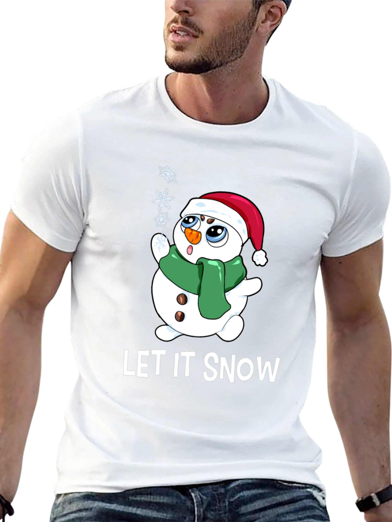 Let It Snow Holiday Graphic Tee