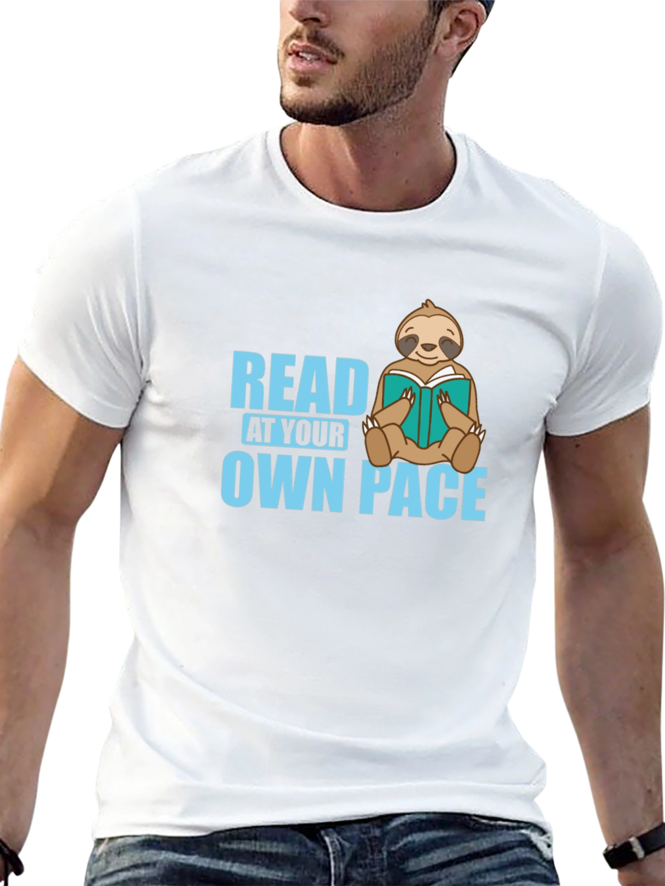 Read At Your Own Pace T-Shirt Sloth