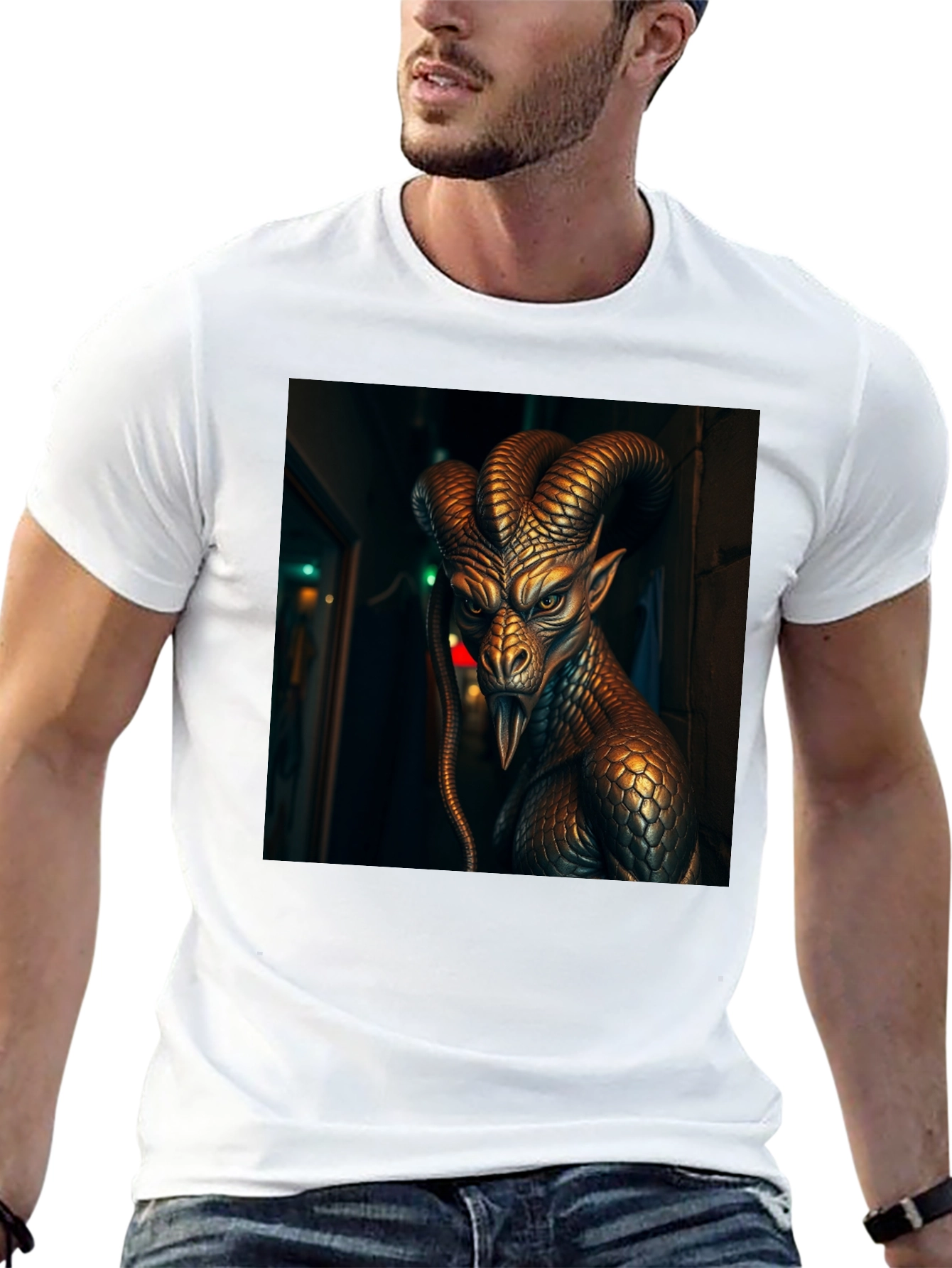 Dragon Graphic Black T-Shirt