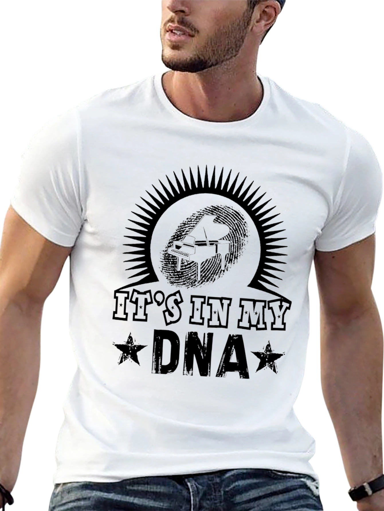 Its In My DNA Piano T-Shirt - Musician Gift