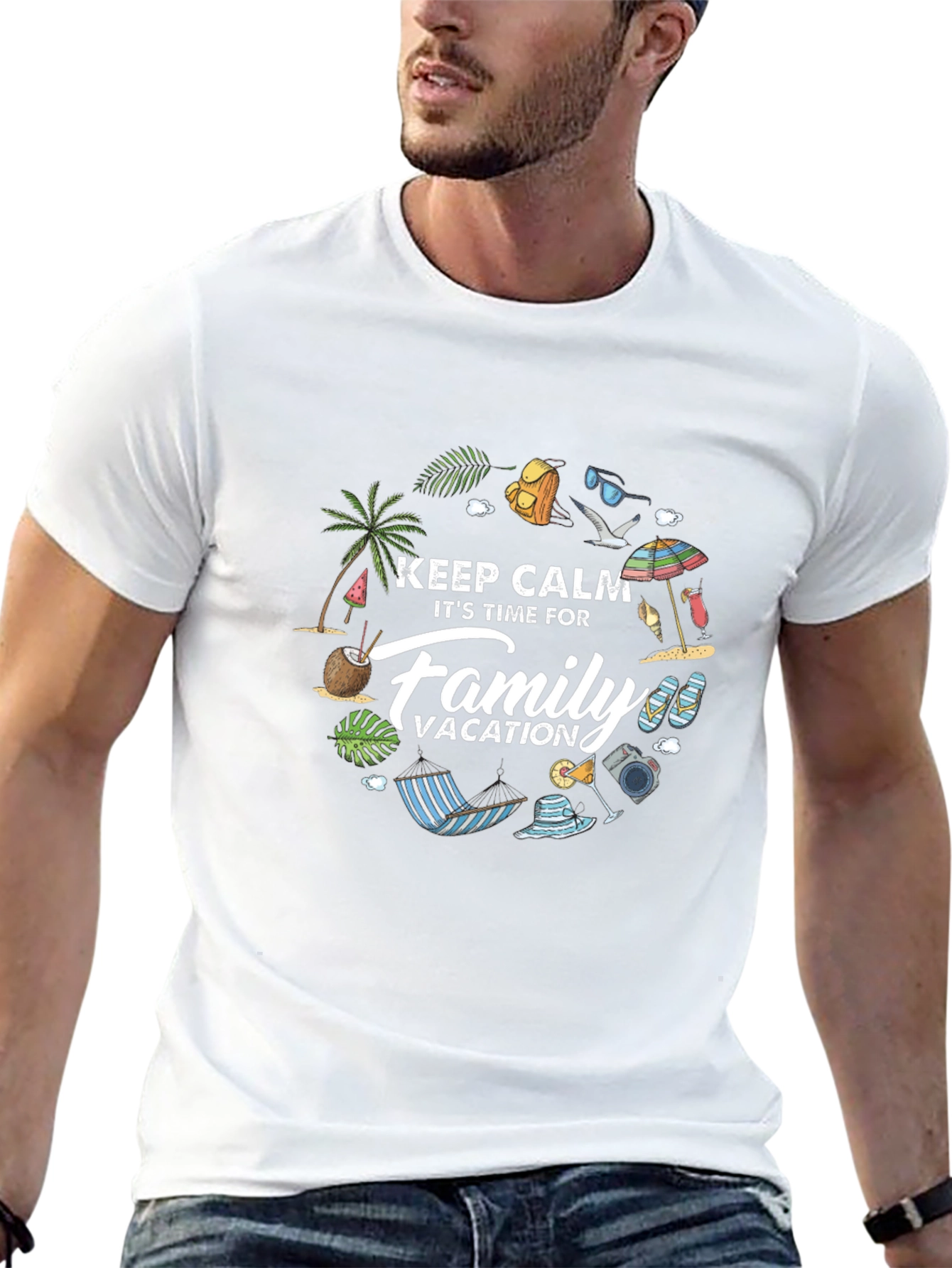 Family Vacation T-Shirt: Keep Calm Its Time