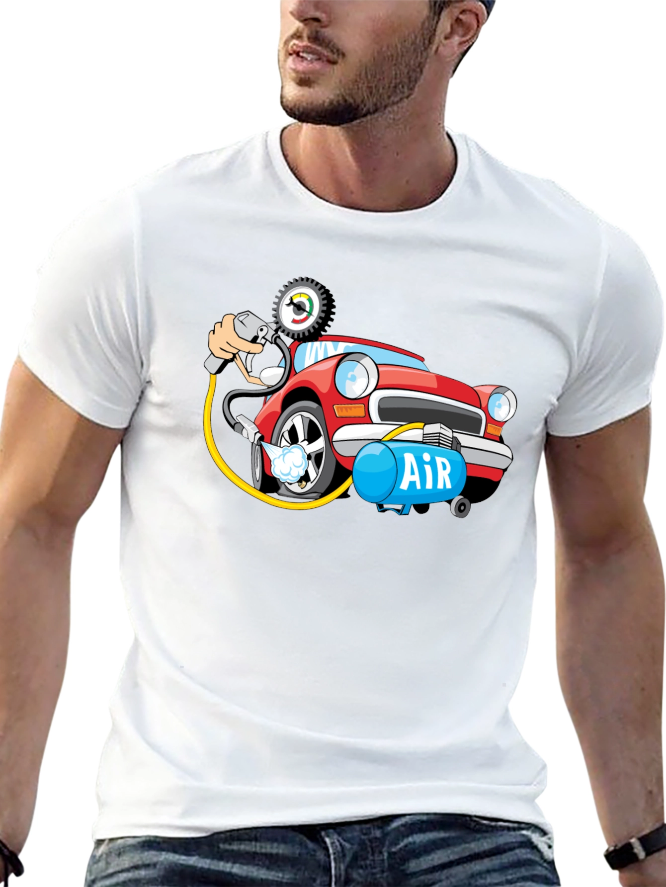 Car Air Compressor Graphic Tee
