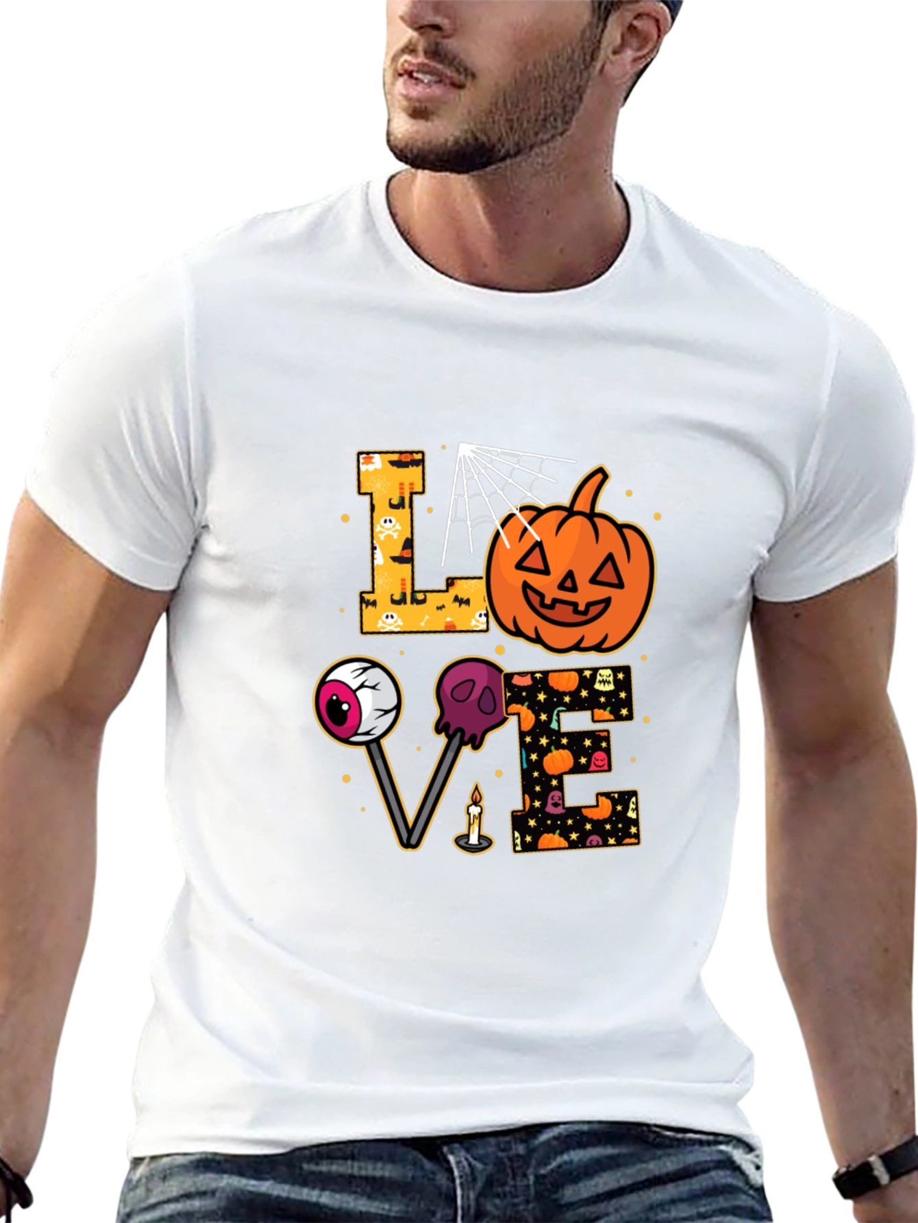 Halloween Love Graphic T-Shirt