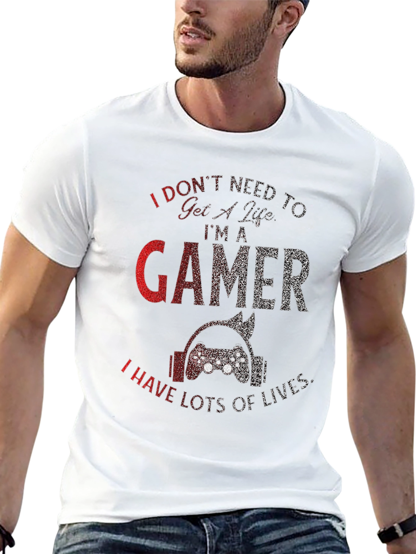 Im A Gamer T-Shirt - Lots Of Lives