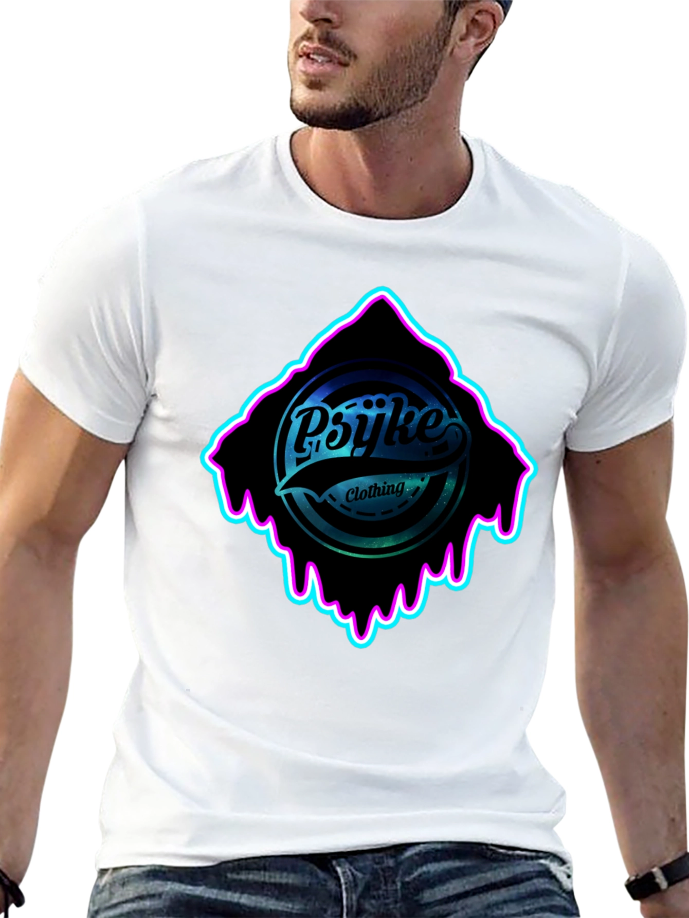 Psyke Clothing Black Graphic T-Shirt