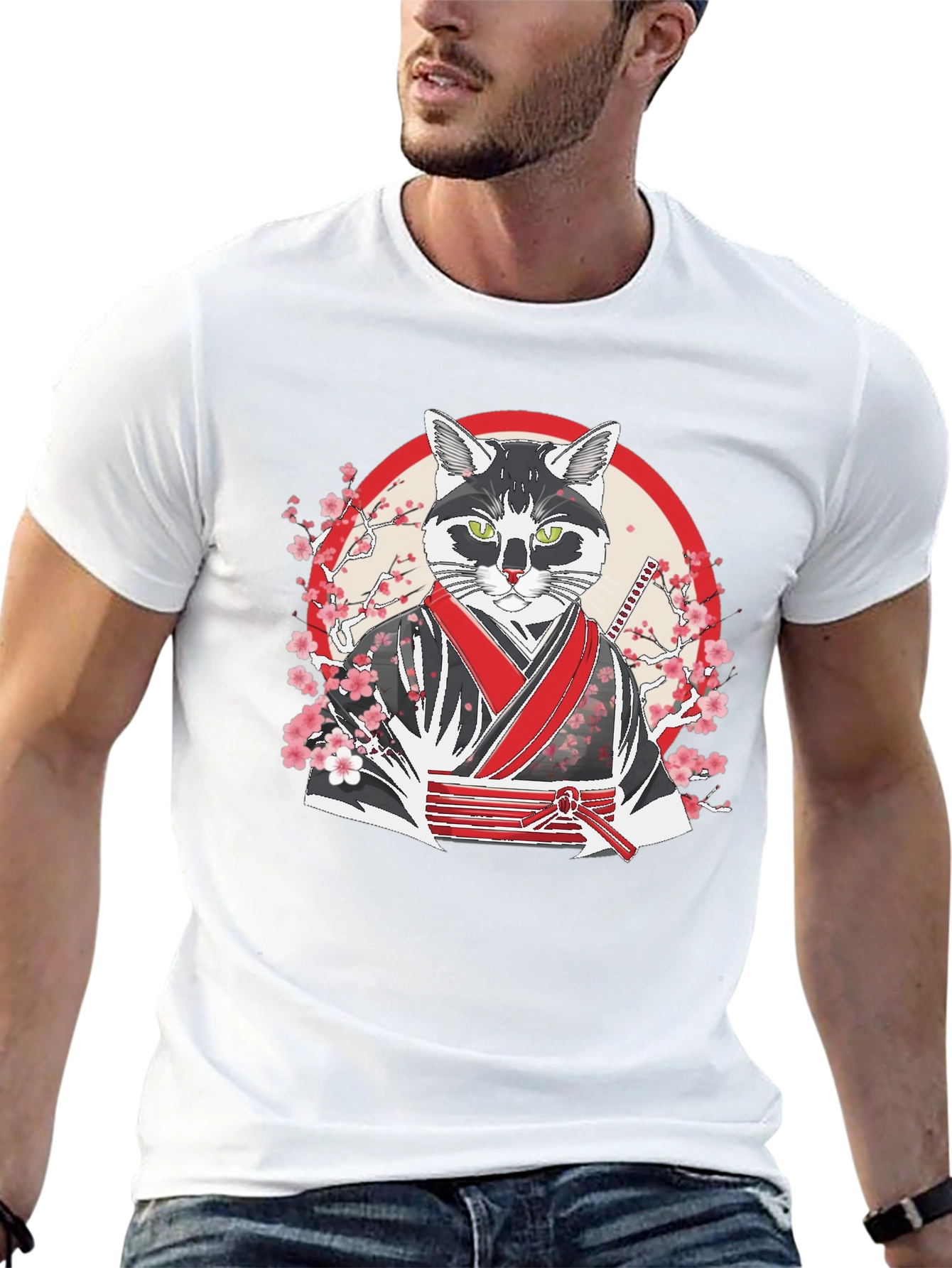Samurai Cat T-Shirt