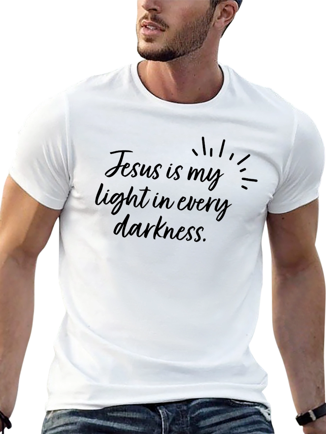 Faith-Inspired T-Shirt: Jesus is My Light
