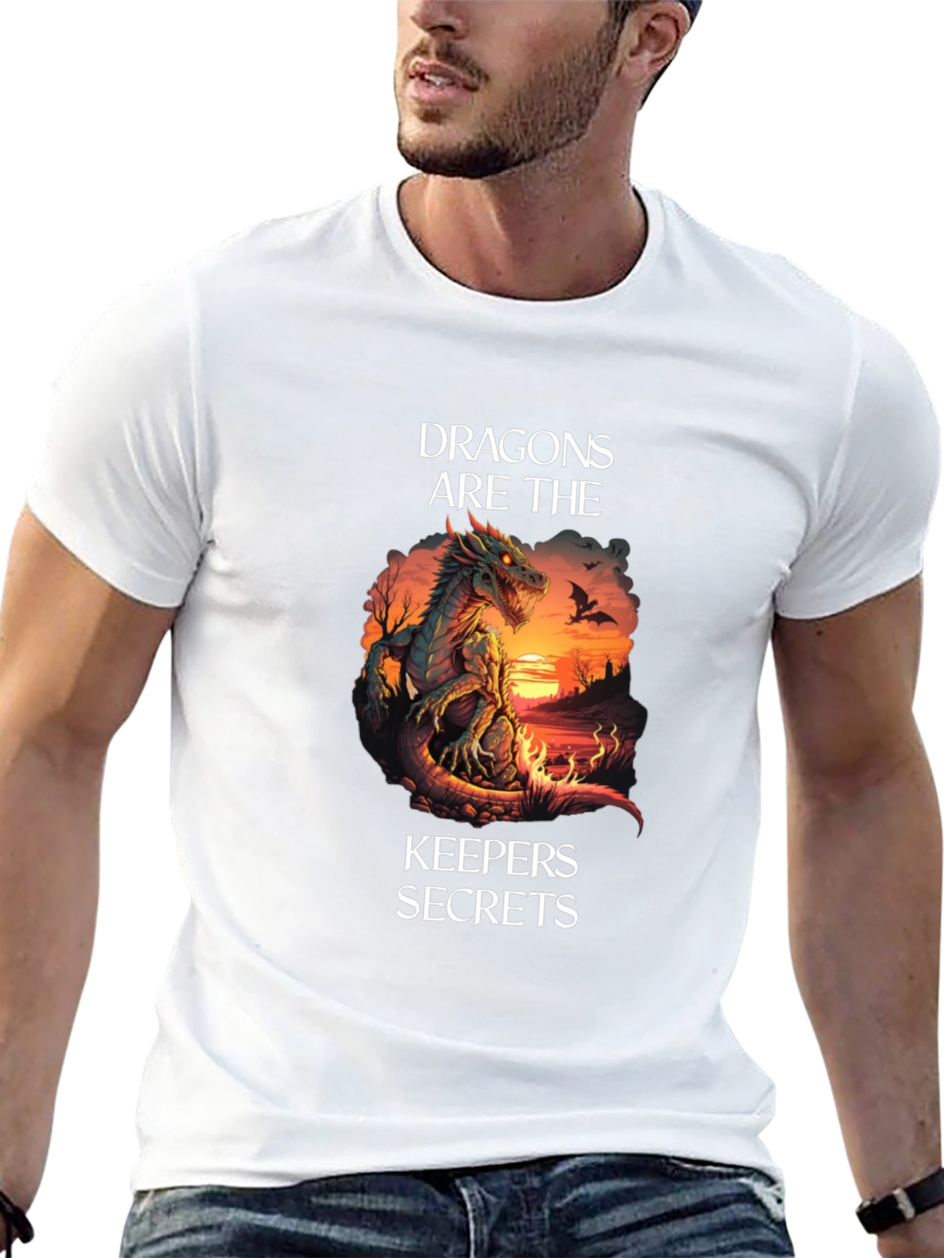 Dragons Are The Keepers Secrets Graphic T-Shirt