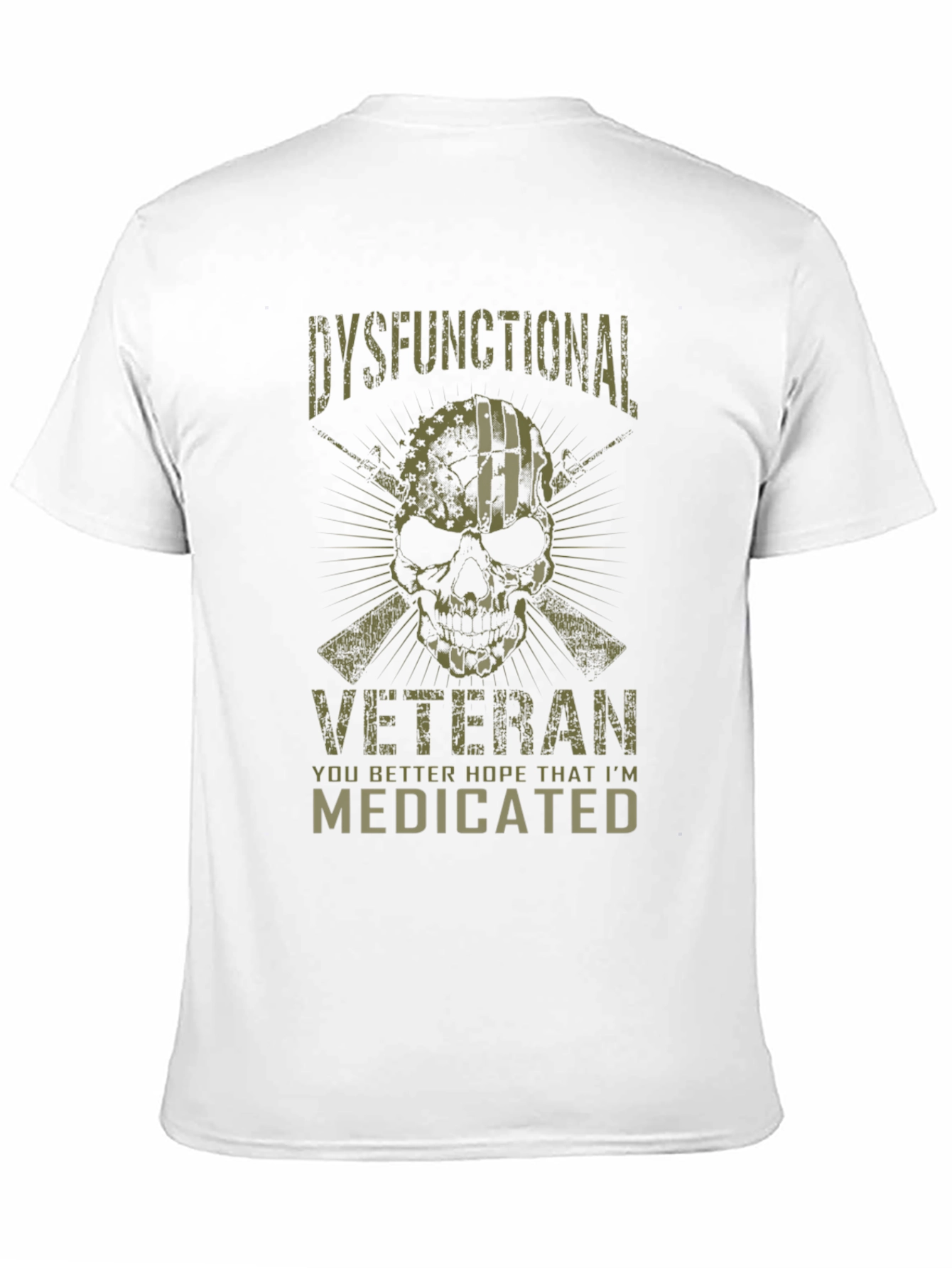Dysfunctional Veteran Medicated Graphic Tee