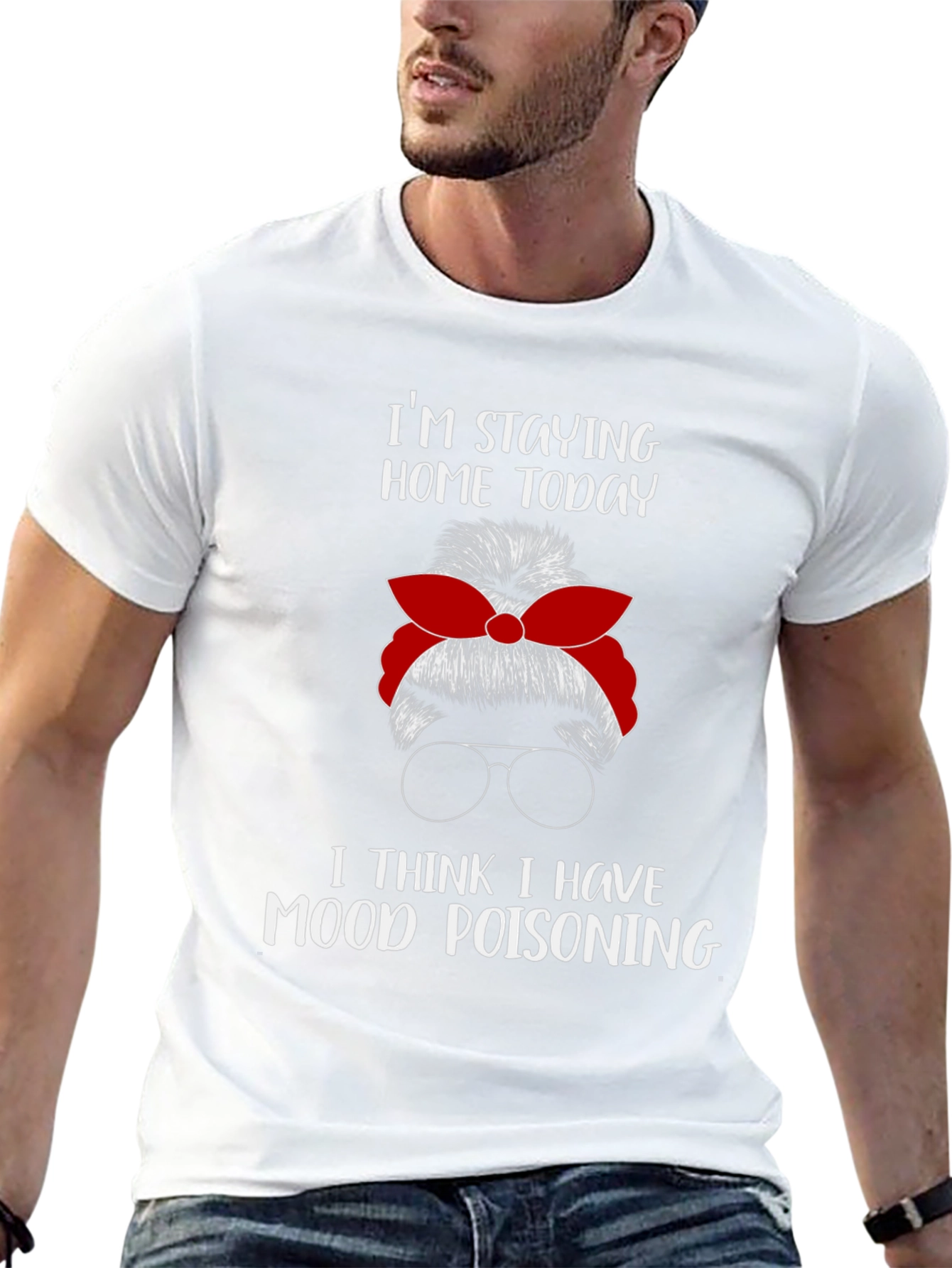 Mood Poisoning Messy Bun T-Shirt