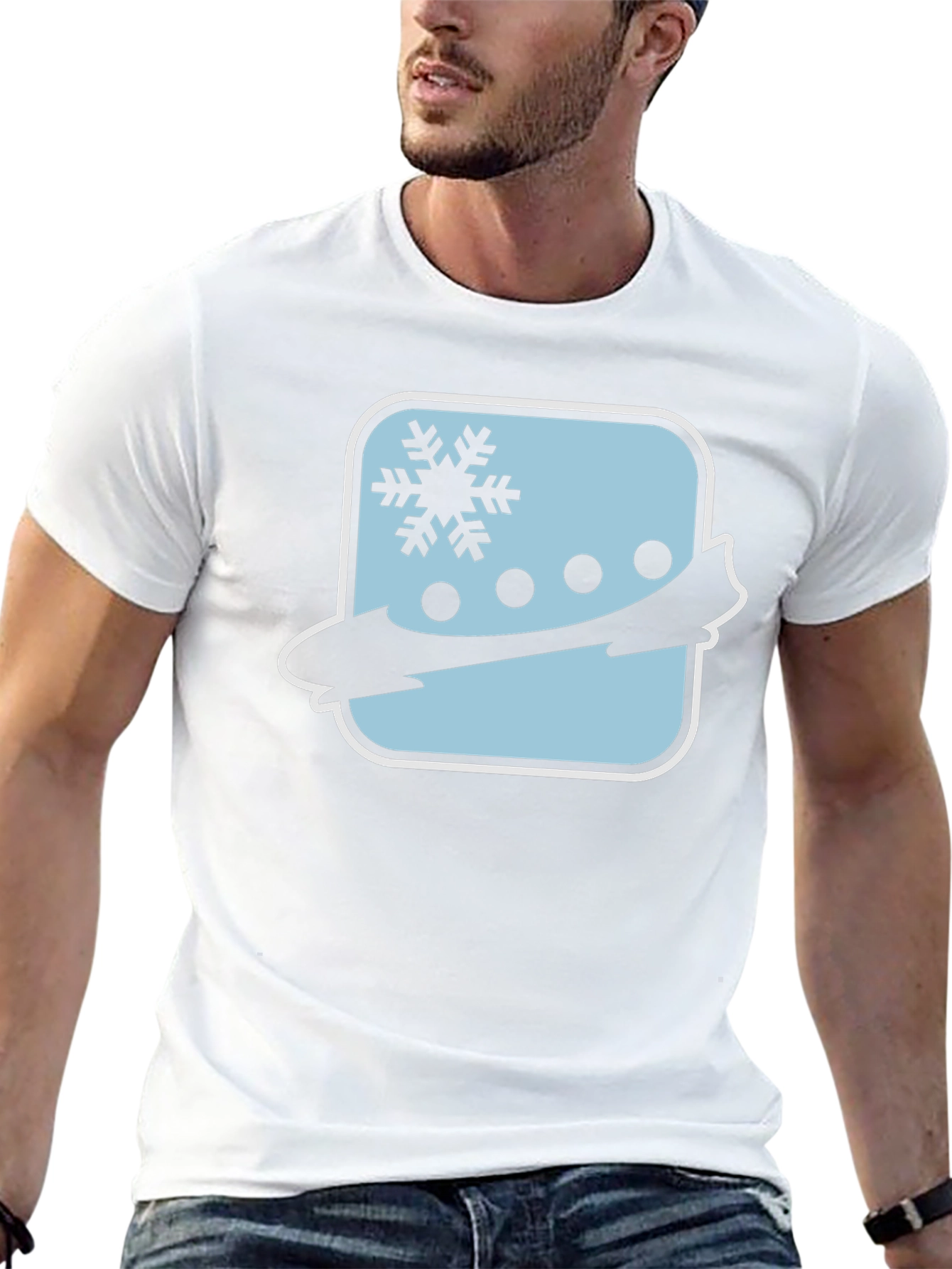 Snowflake Graphic Tee - Cool Winter Style!