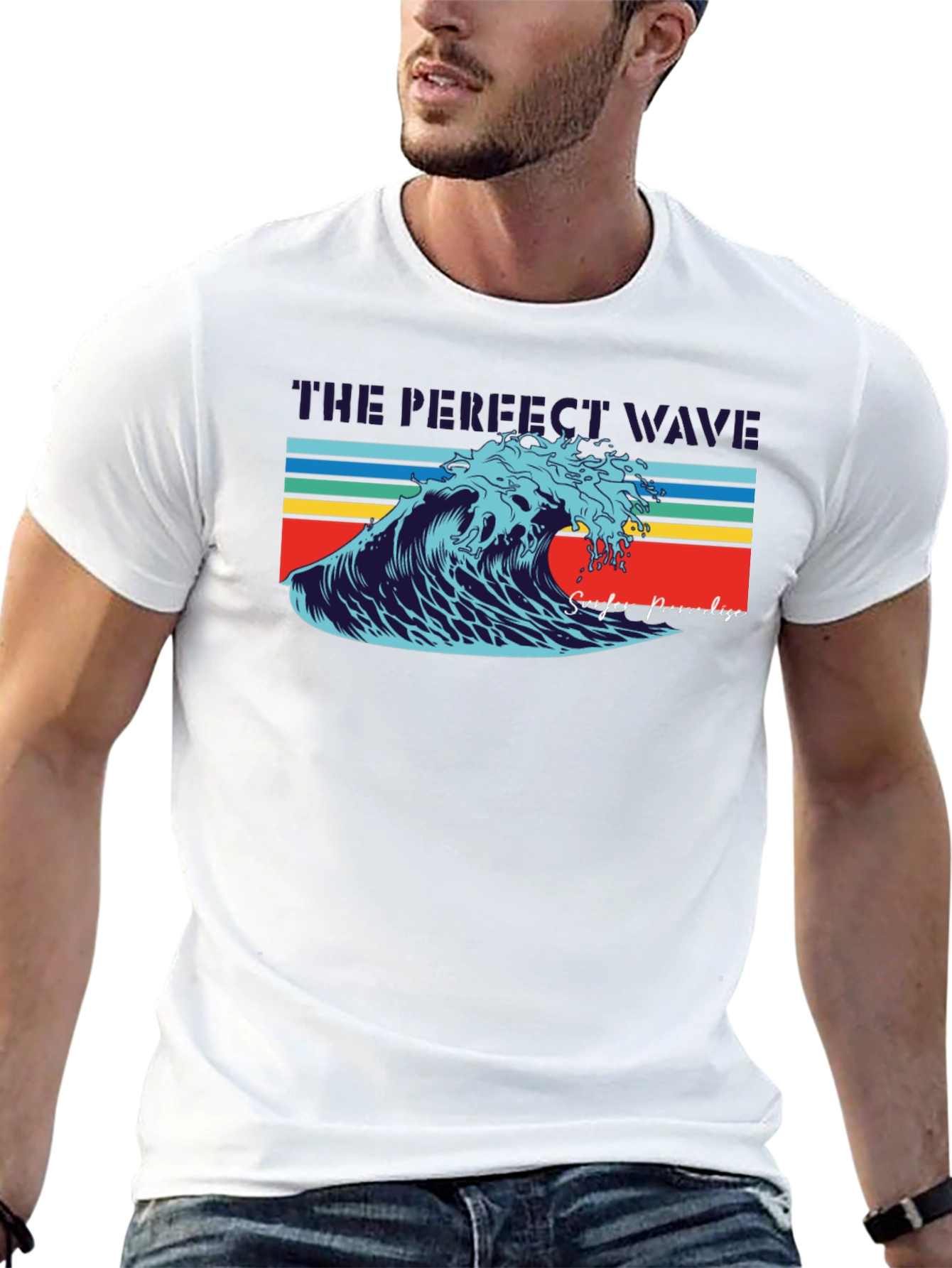 The Perfect Wave Surfer Paradise Graphic Tee