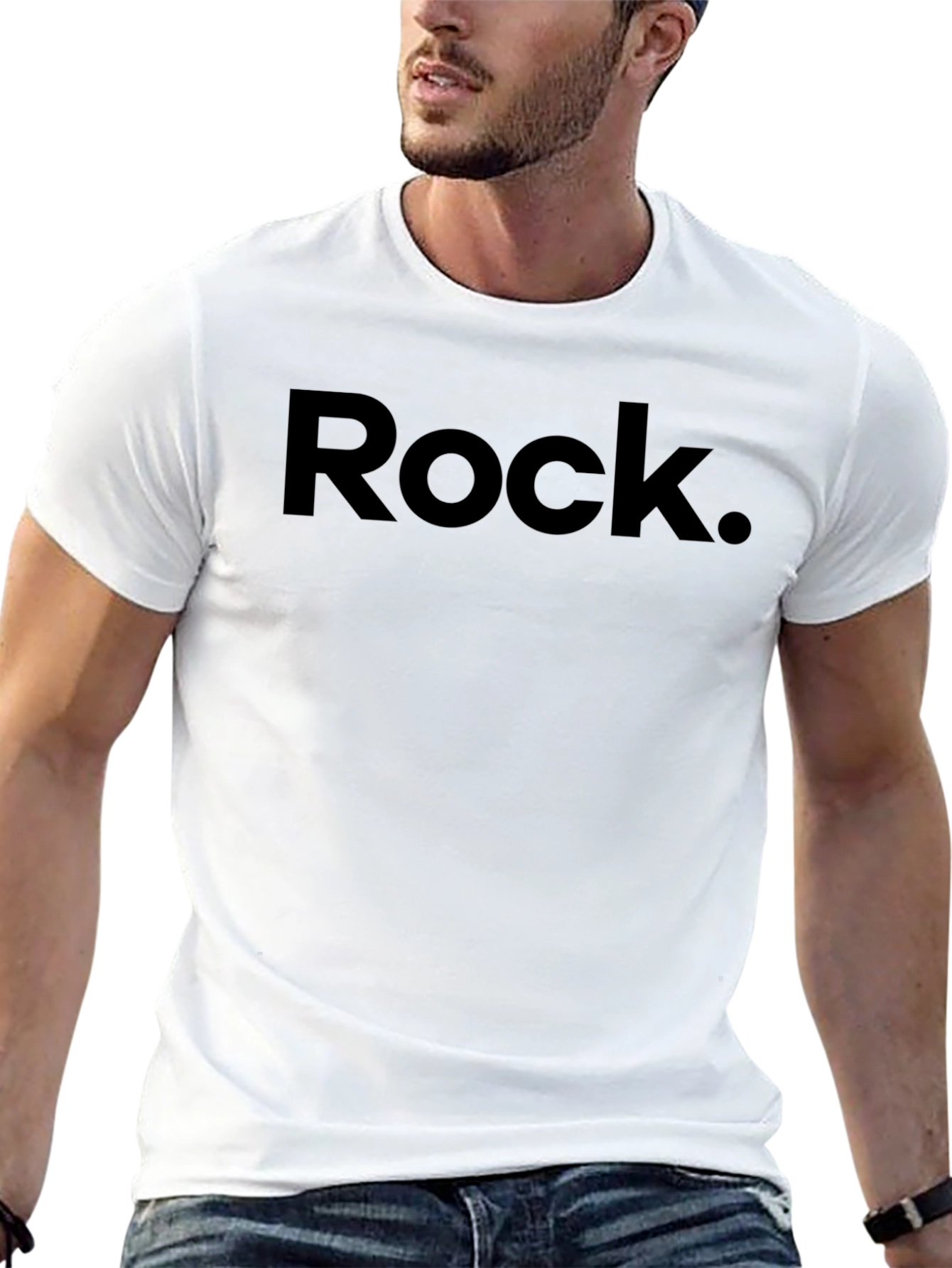 Rock Graphic Tee - Classic Black
