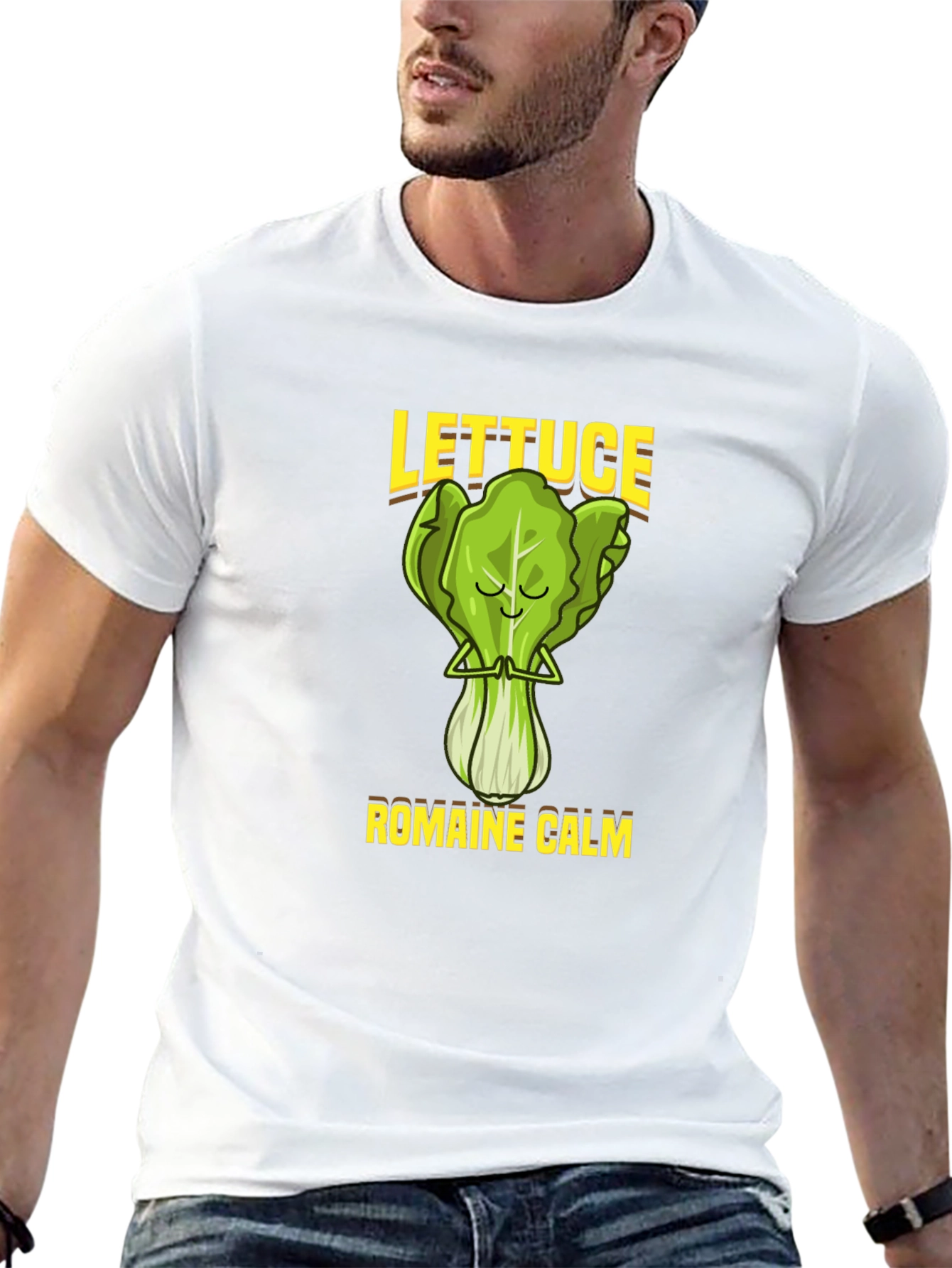 Lettuce Romaine Calm Graphic T-Shirt