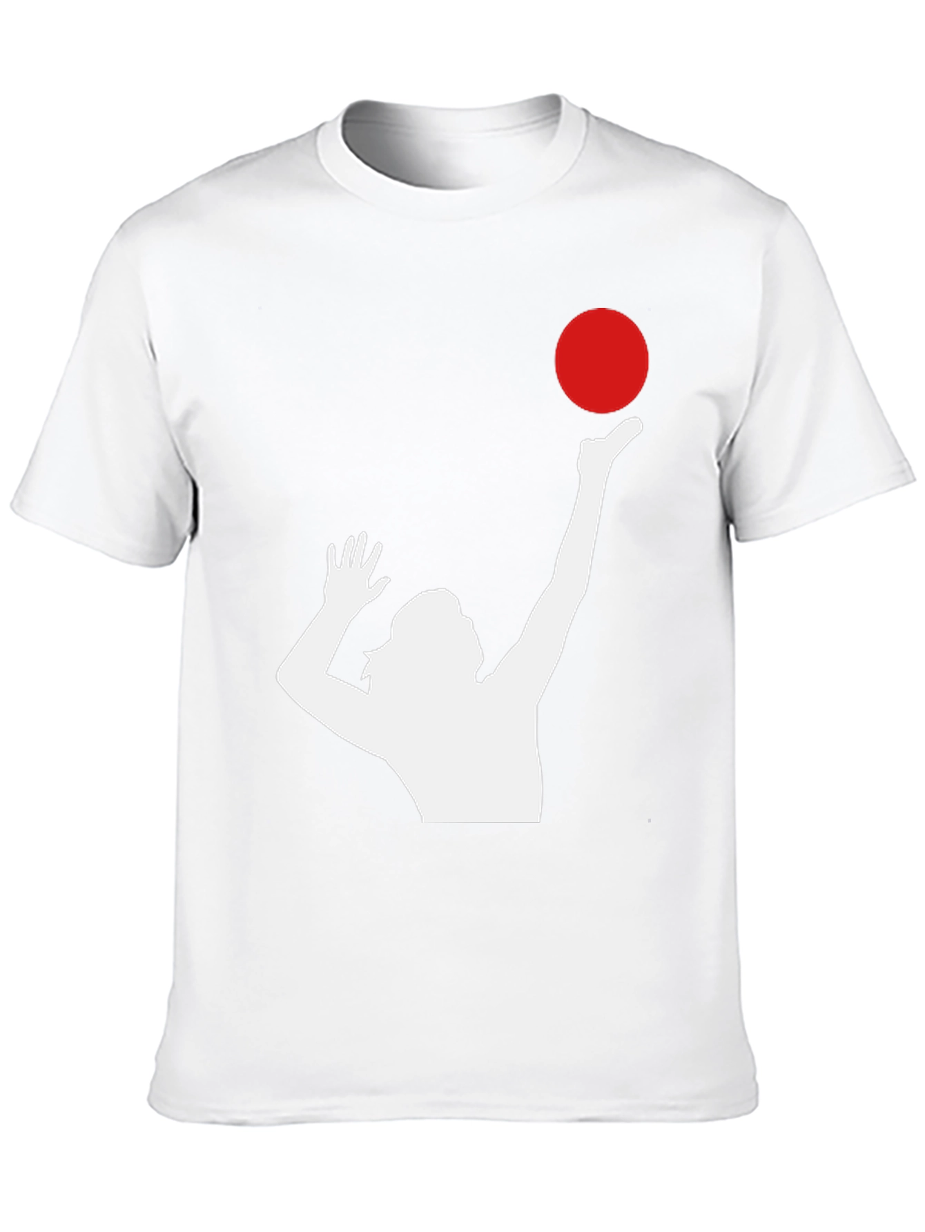 Volleyball Silhouette Graphic Tee