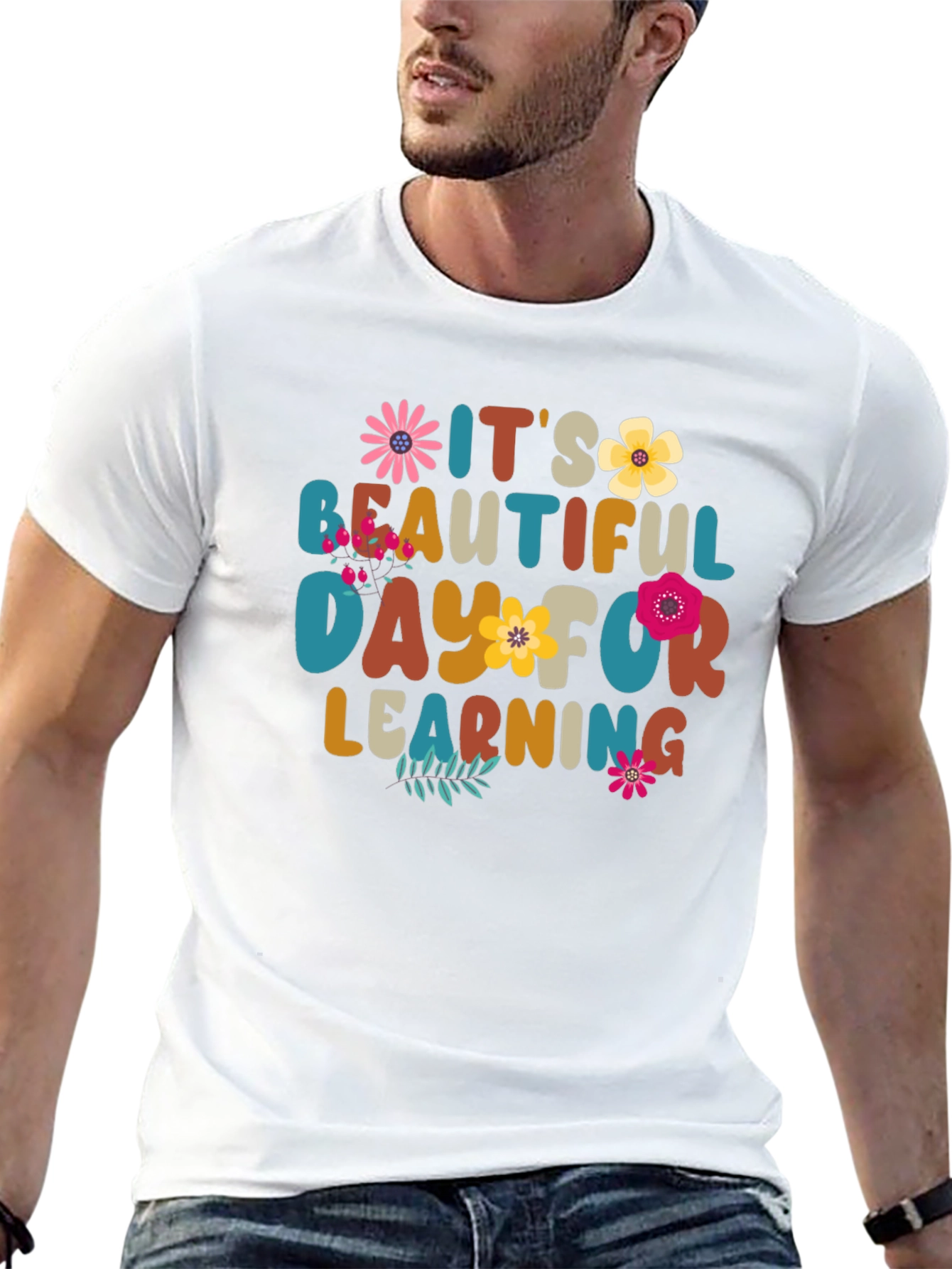 Its a Beautiful Day for Learning Teacher T-Shirt