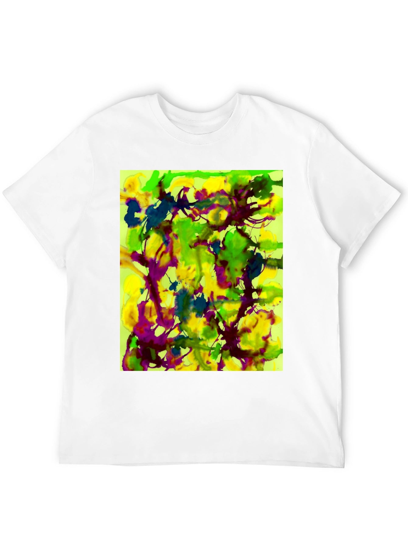 Abstract Art Print T-Shirt - Bold and Unique Style