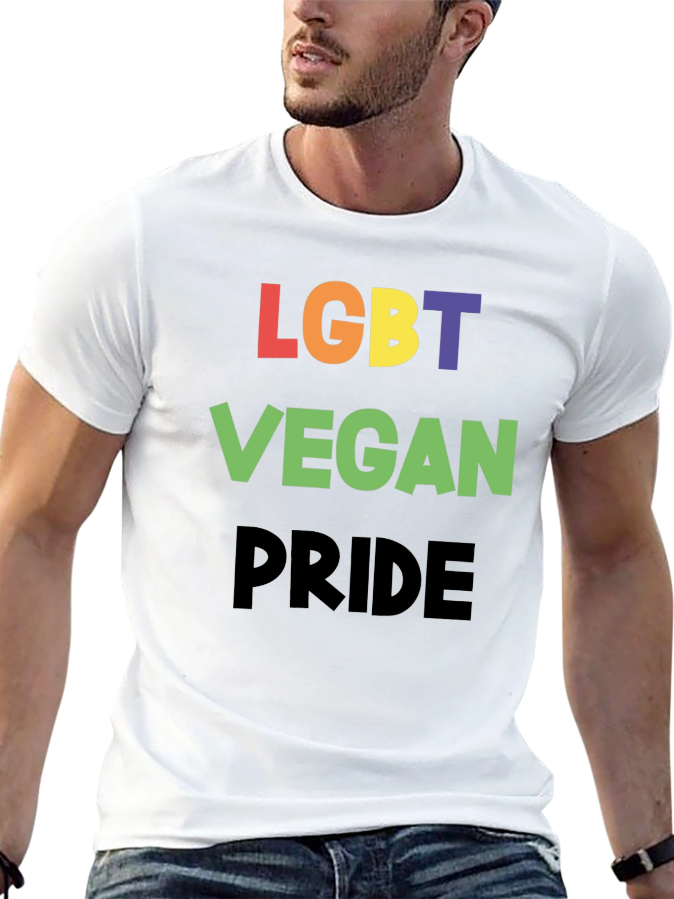 LGBT Vegan Pride T-Shirt - Unisex