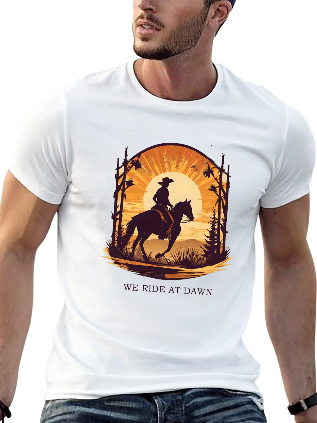 Ride at Dawn Graphic Tee