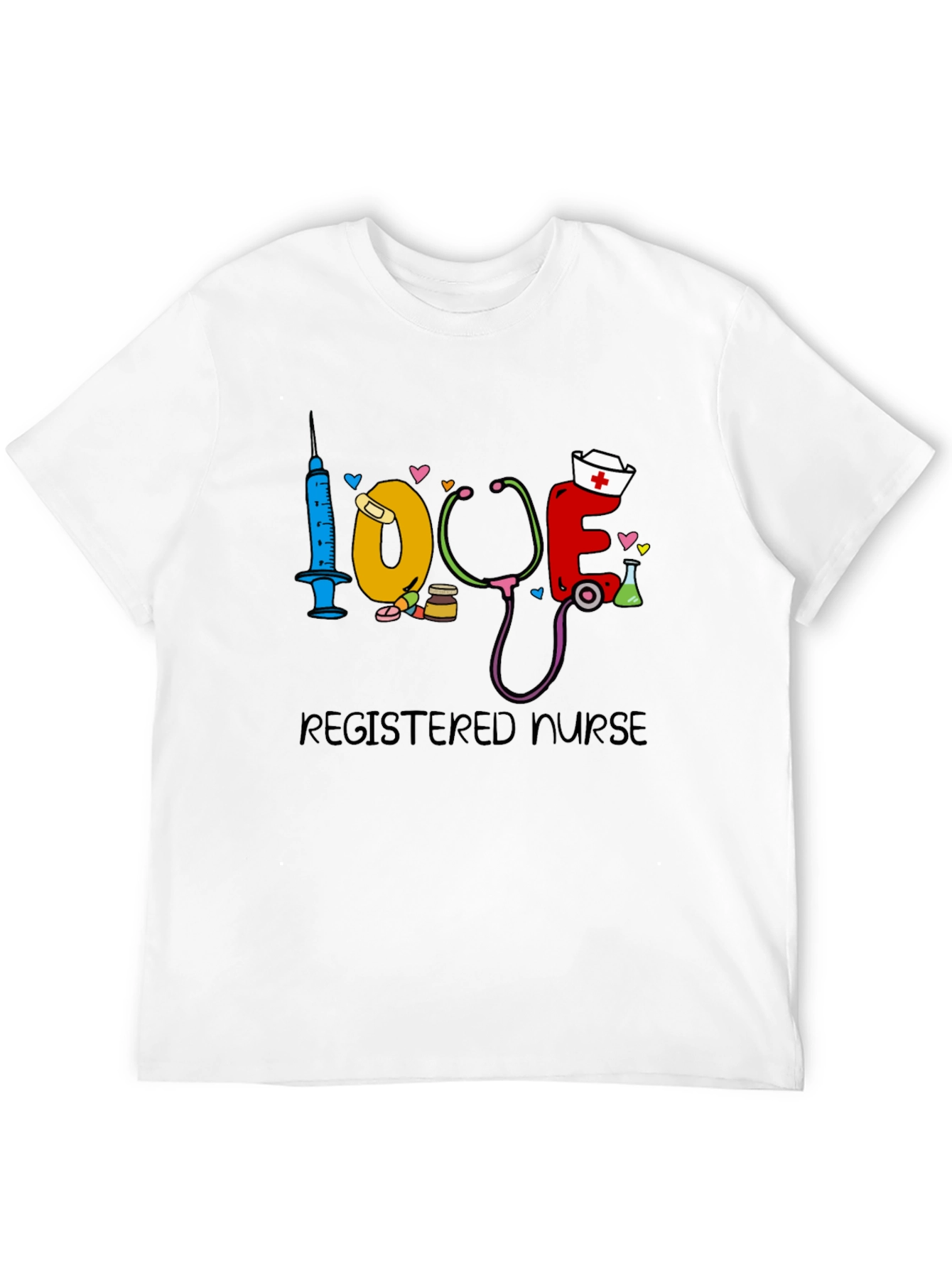 Registered Nurse Love Graphic T-Shirt