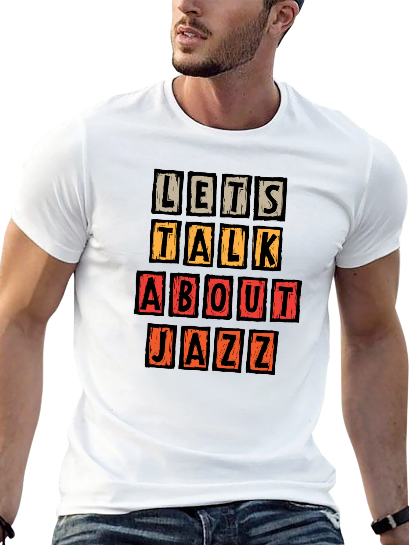 Lets Talk About Jazz Graphic T-Shirt