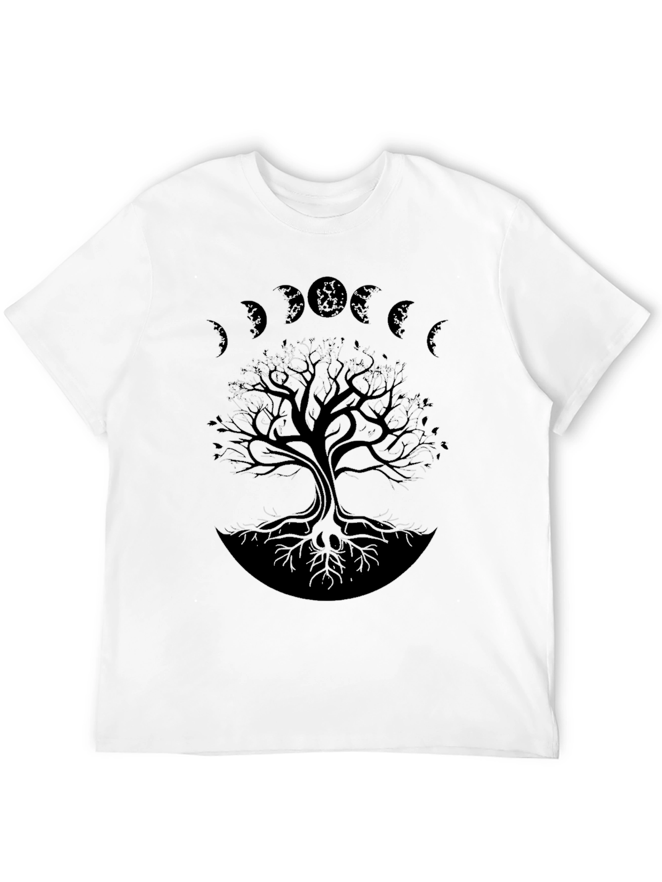 Tree of Life T-Shirt - Moon Phases Design