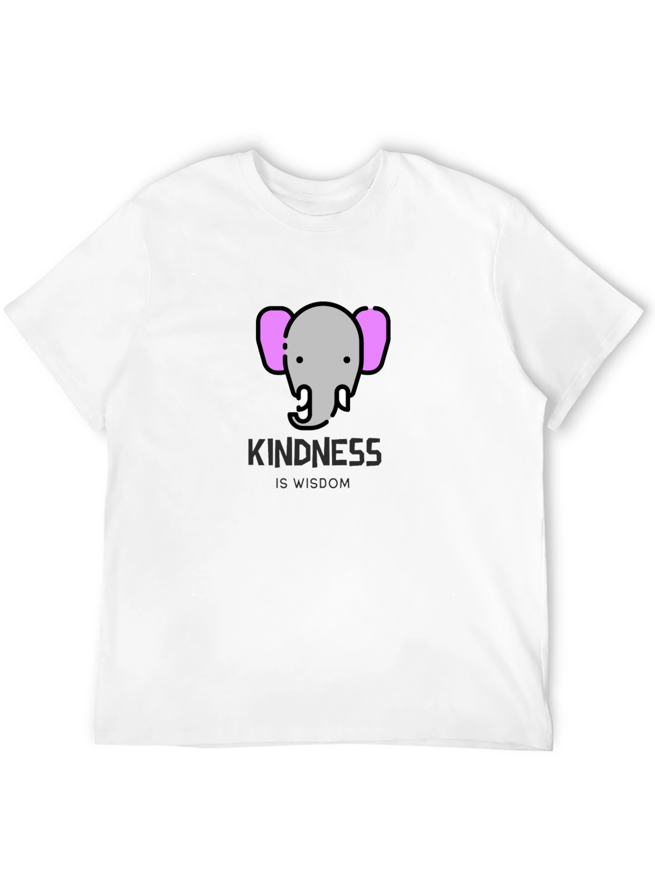 Kindness is Wisdom Elephant Graphic Tee