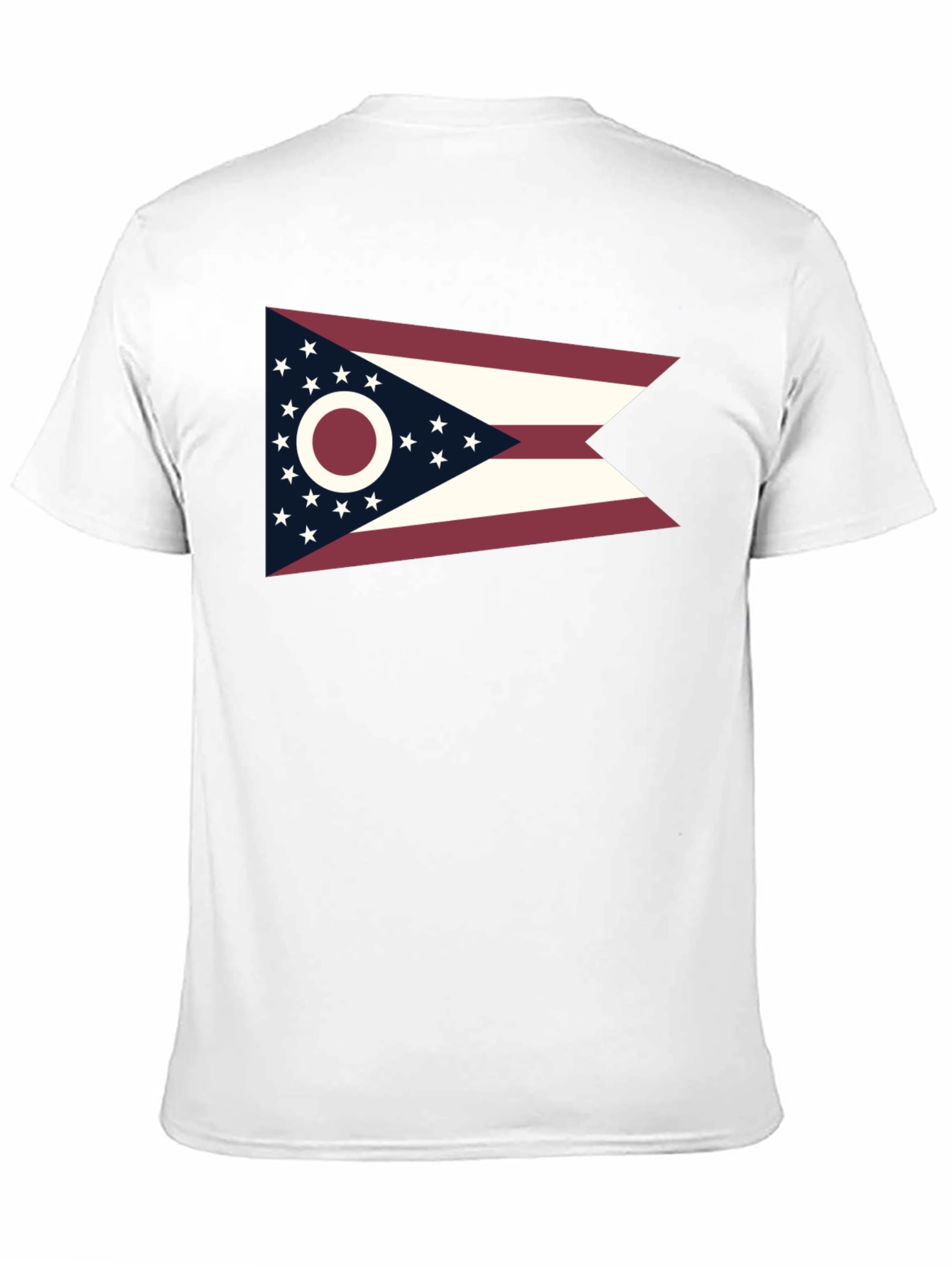 Ohio Flag Graphic Tee - Black Short Sleeve
