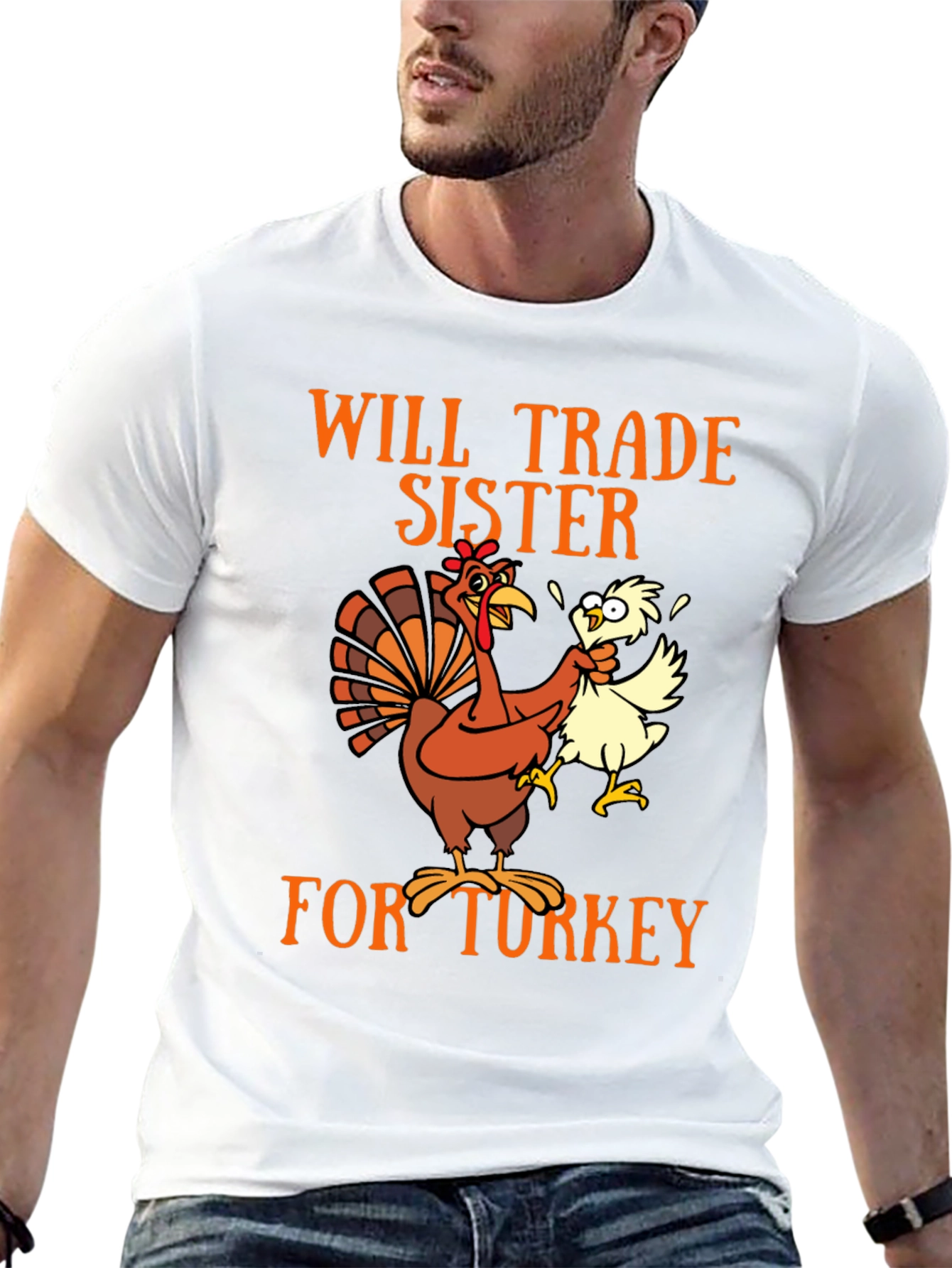Funny Turkey Trade Thanksgiving T-Shirt