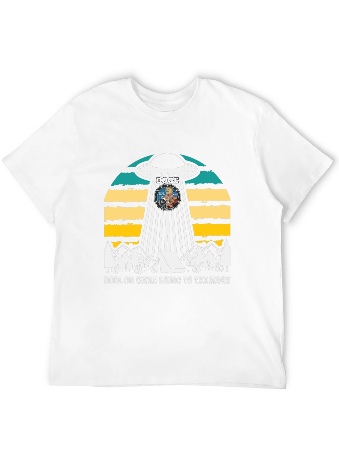 Hodl On Were Going to the Moon T-Shirt