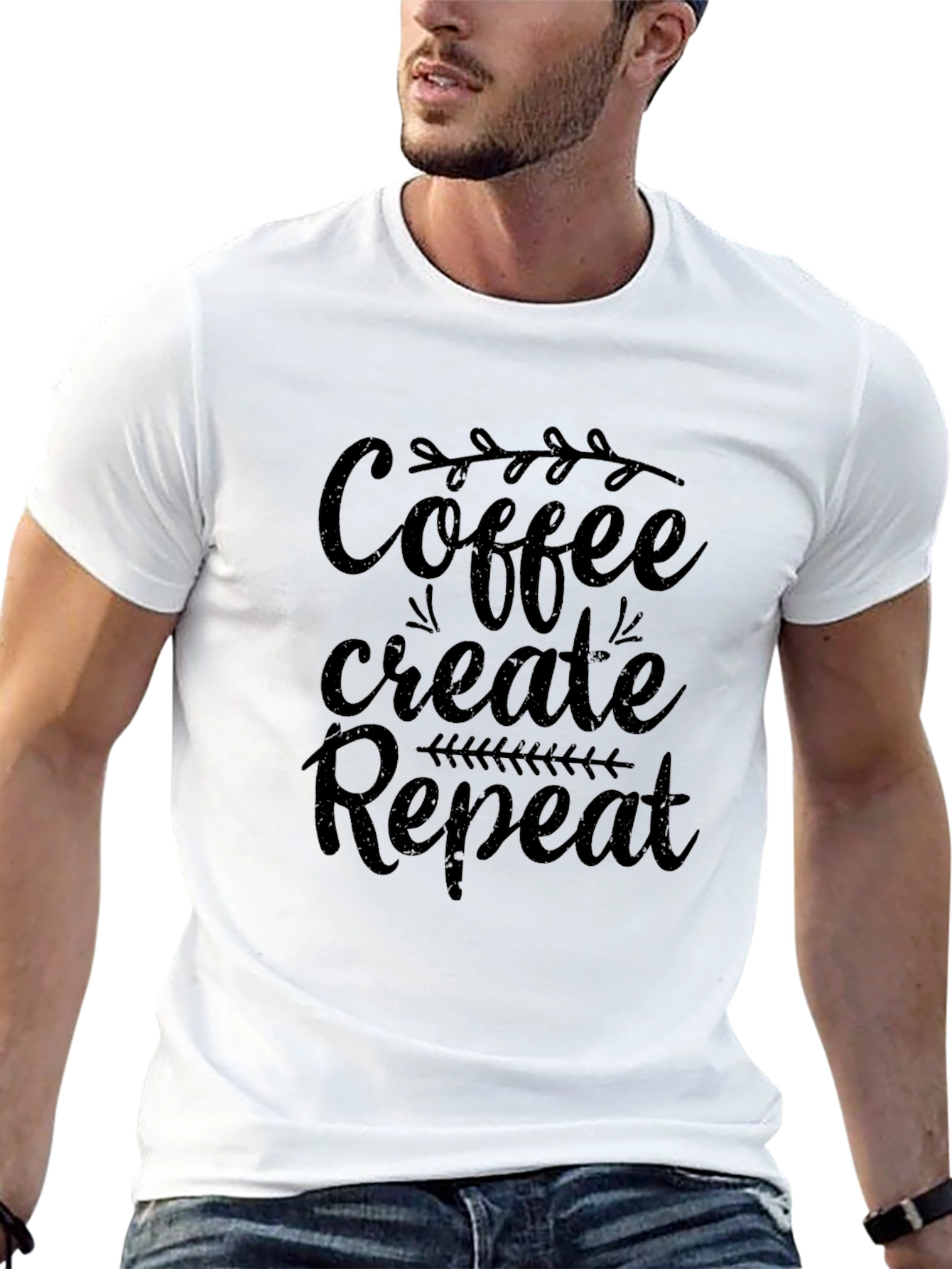 Coffee Create Repeat Graphic Tee