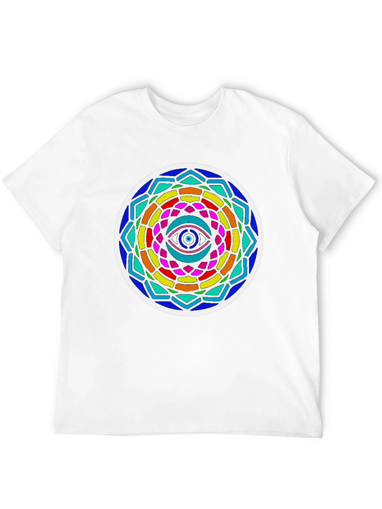 Eye Mandala Graphic Black T-Shirt