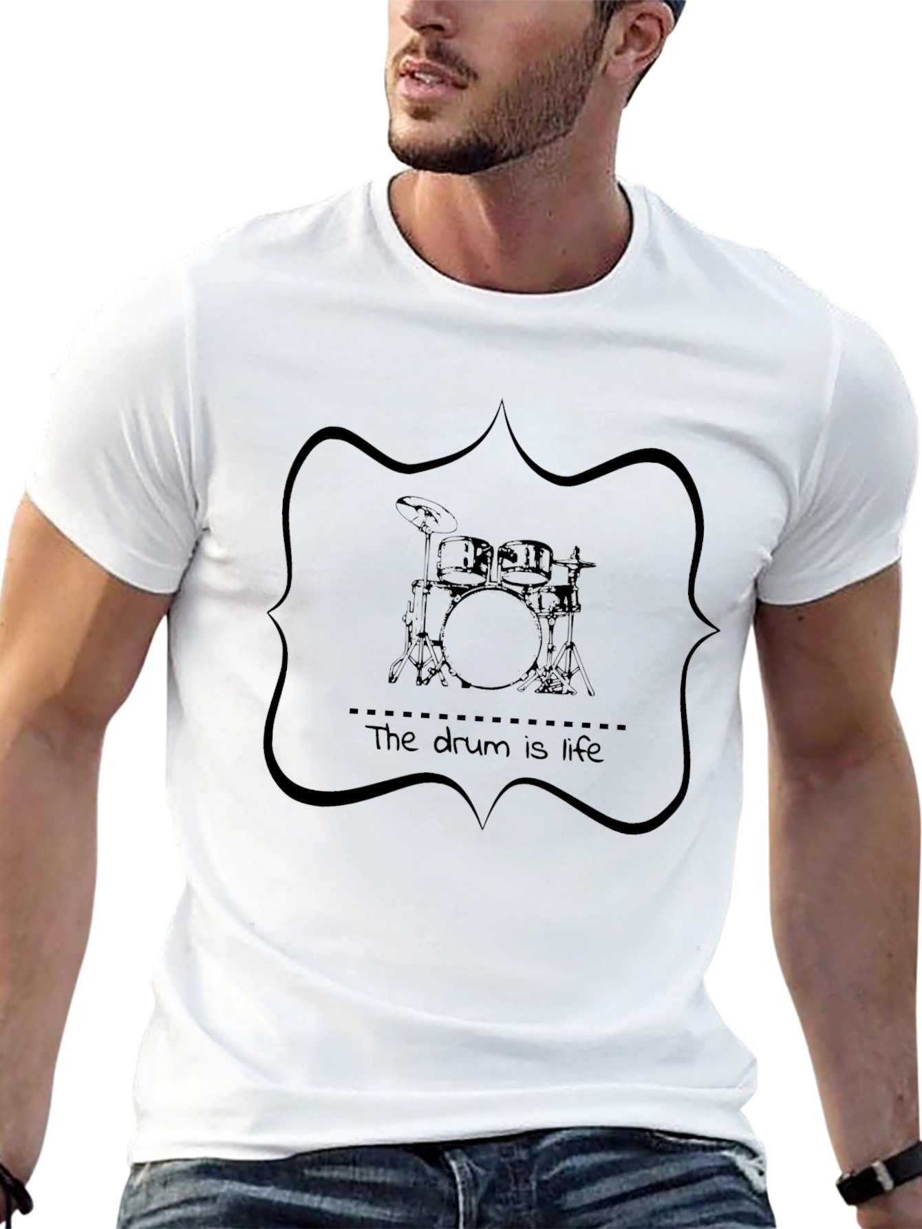 The Drum Is Life - Black T-Shirt