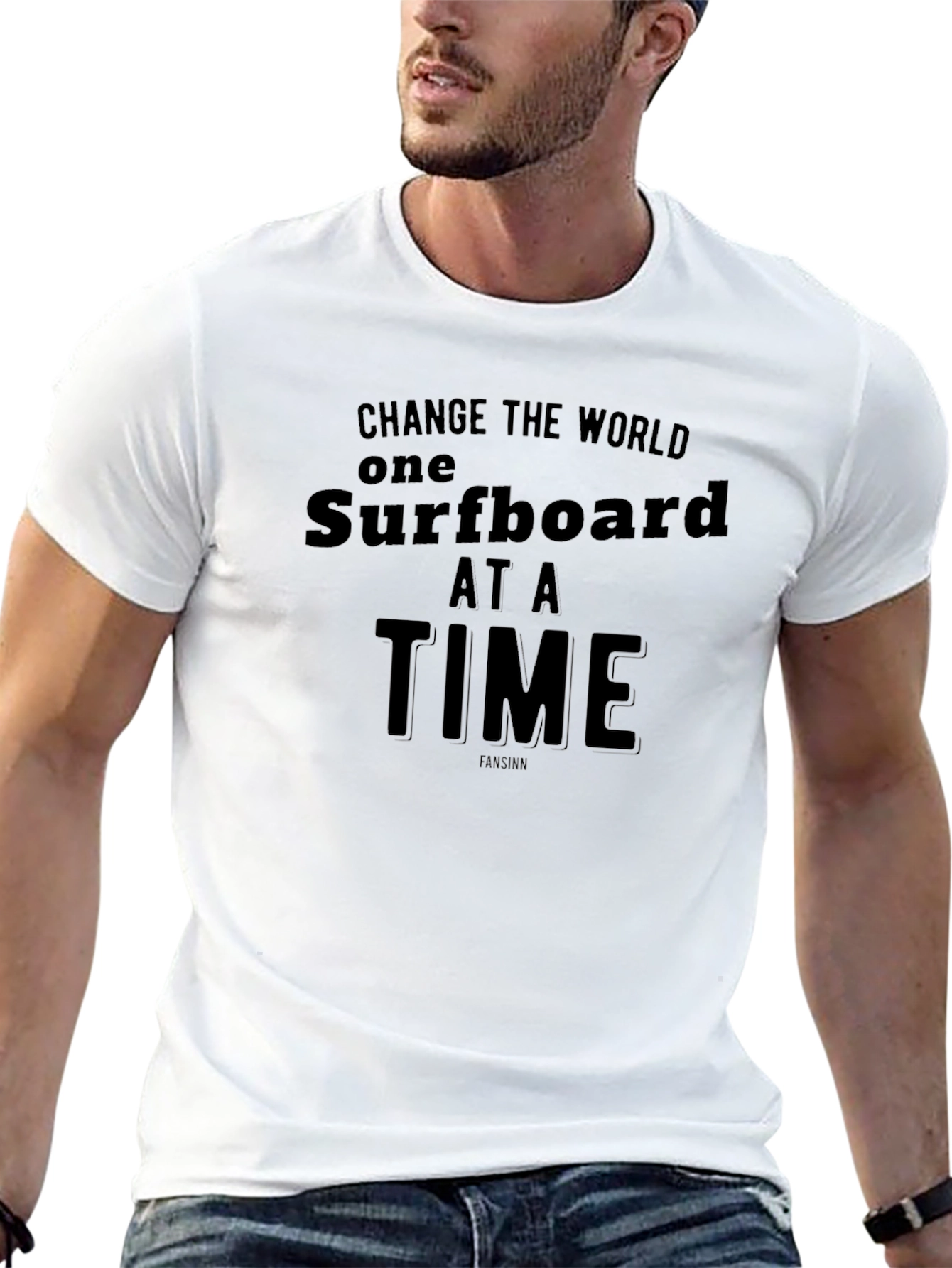 Change the World Surfboard Tee