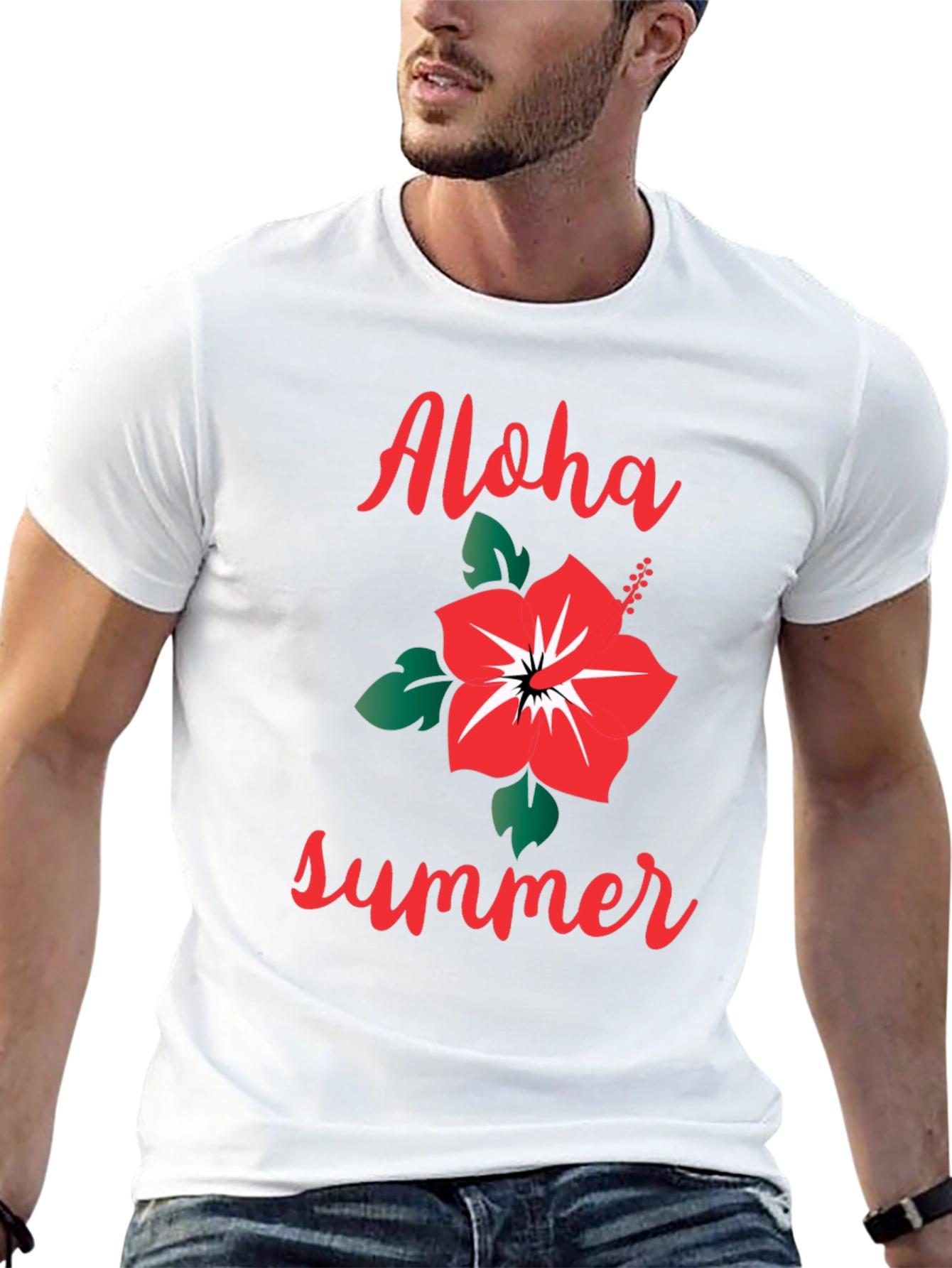 Aloha Summer Graphic T-Shirt