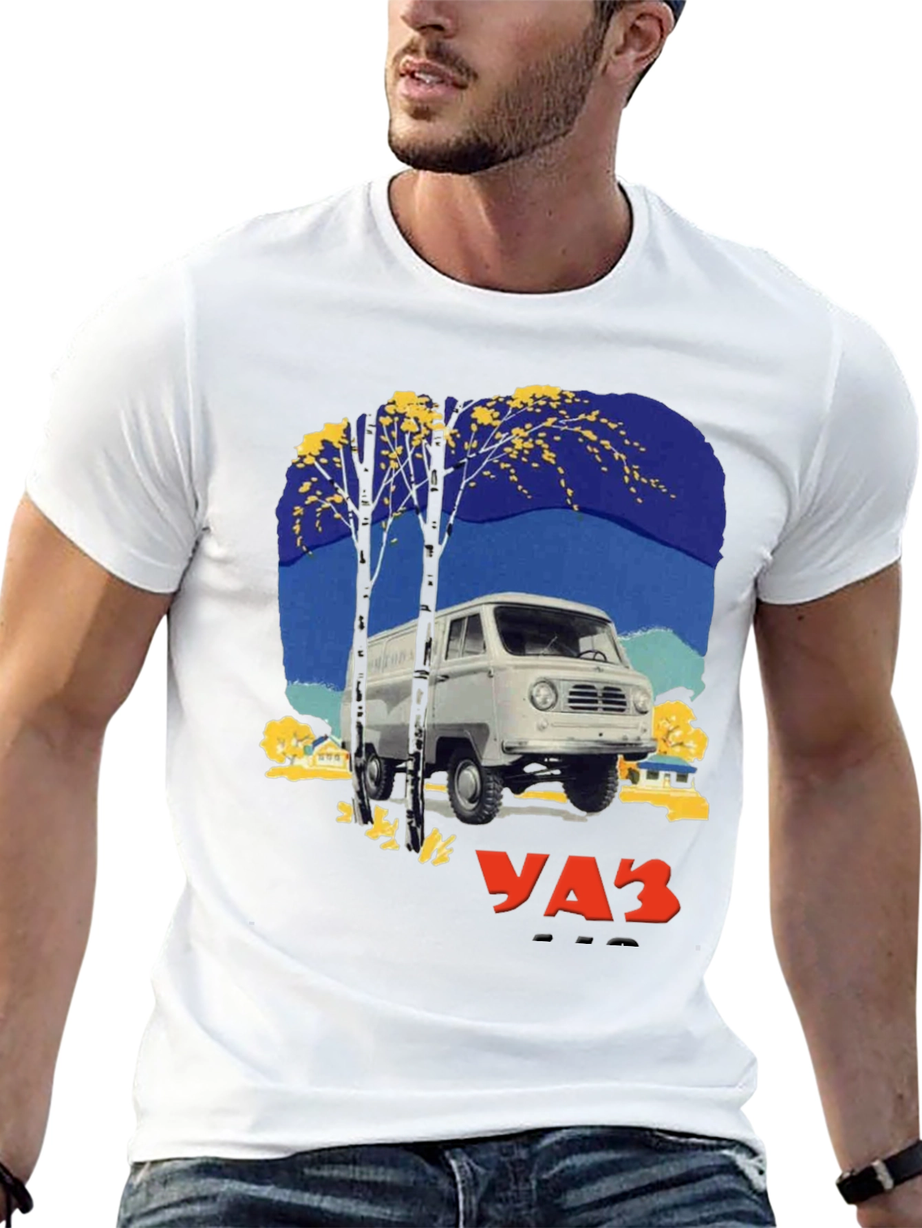 Retro UAZ Van Graphic Tee