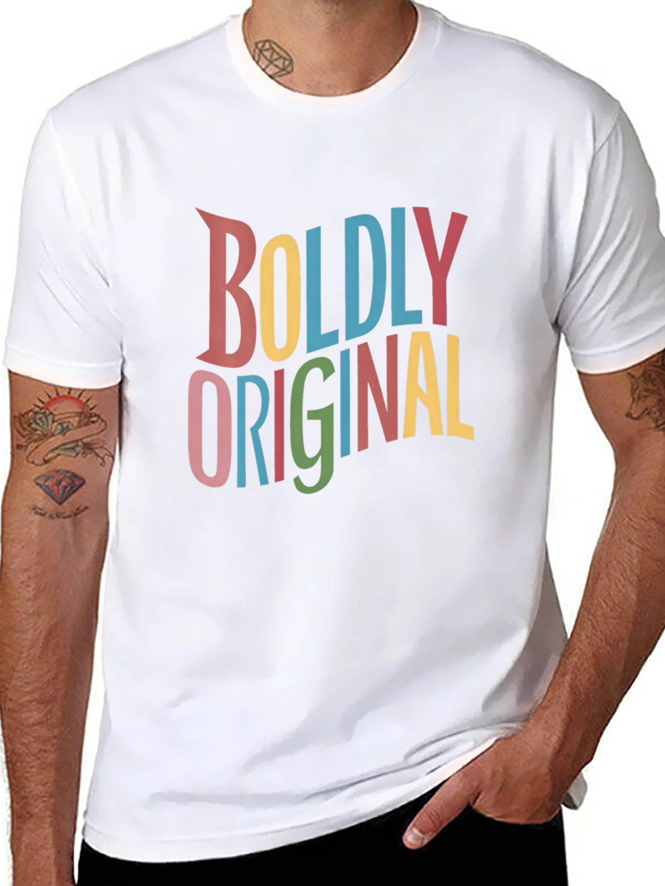 Boldly Original Graphic T-Shirt - Black Cotton Tee